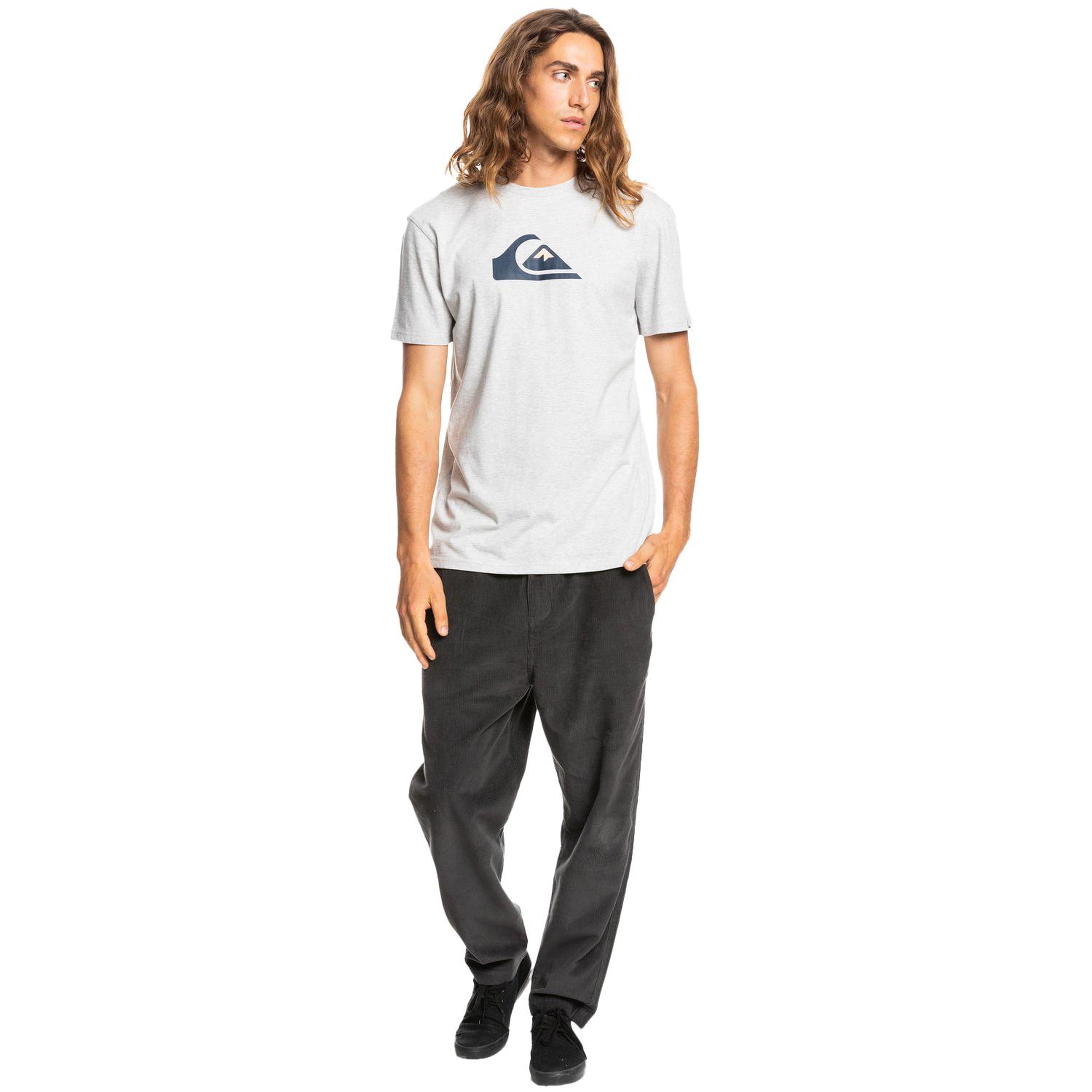 Quiksilver Complogo Erkek Gri Tişört