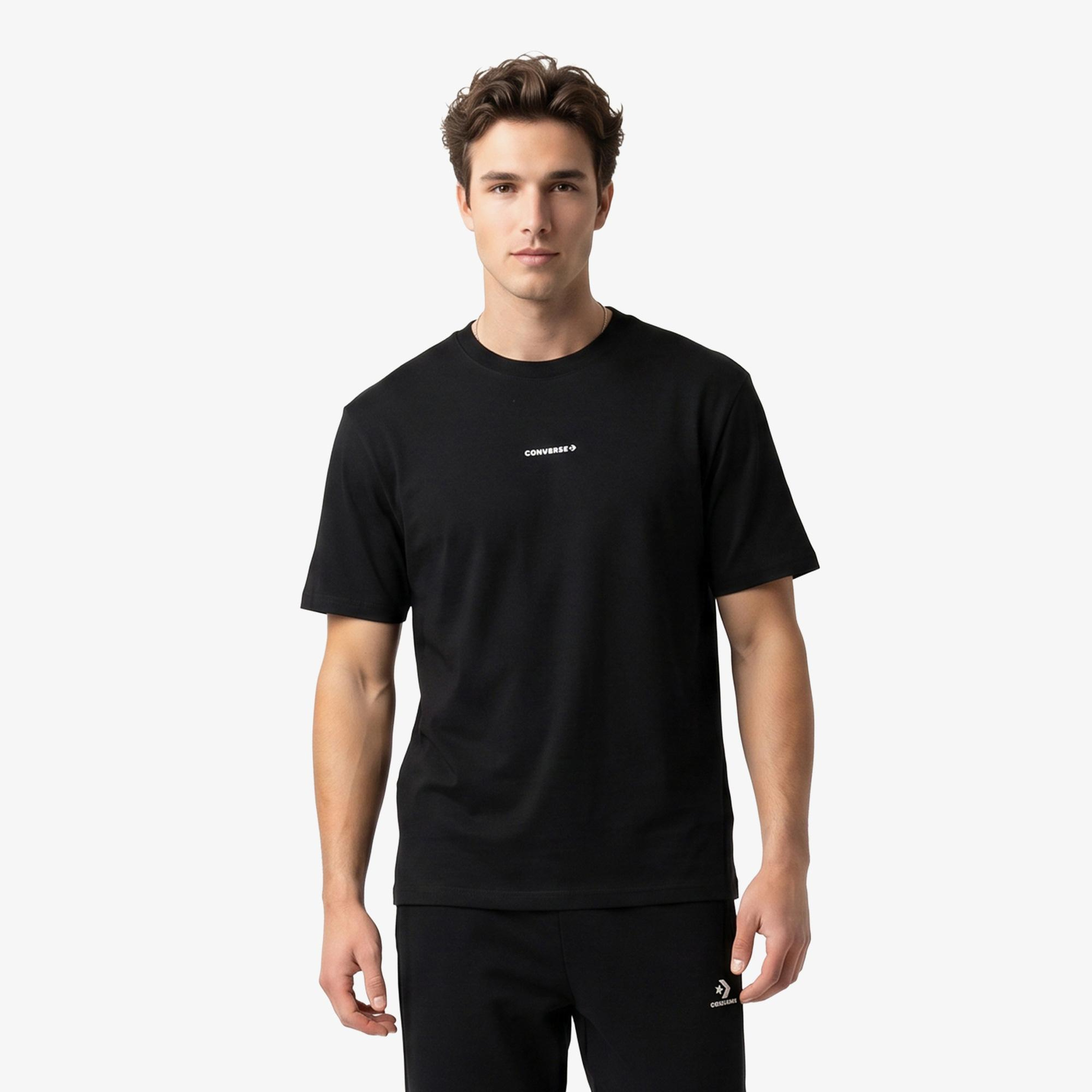 Converse Erkek Siyah T-Shirt