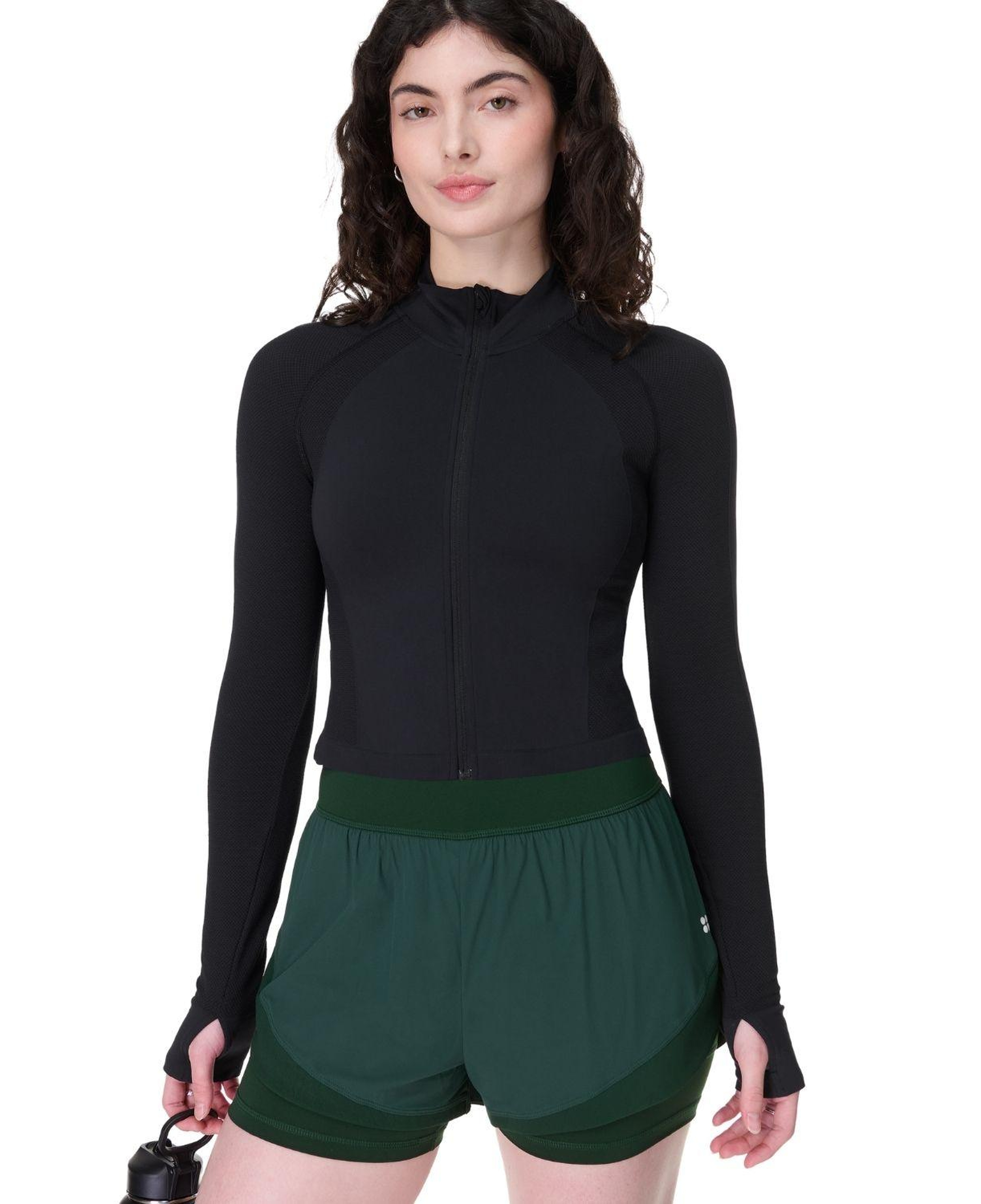 Sweaty Betty Tempo Run Shorts Kadın Yeşil Koşu Şortu