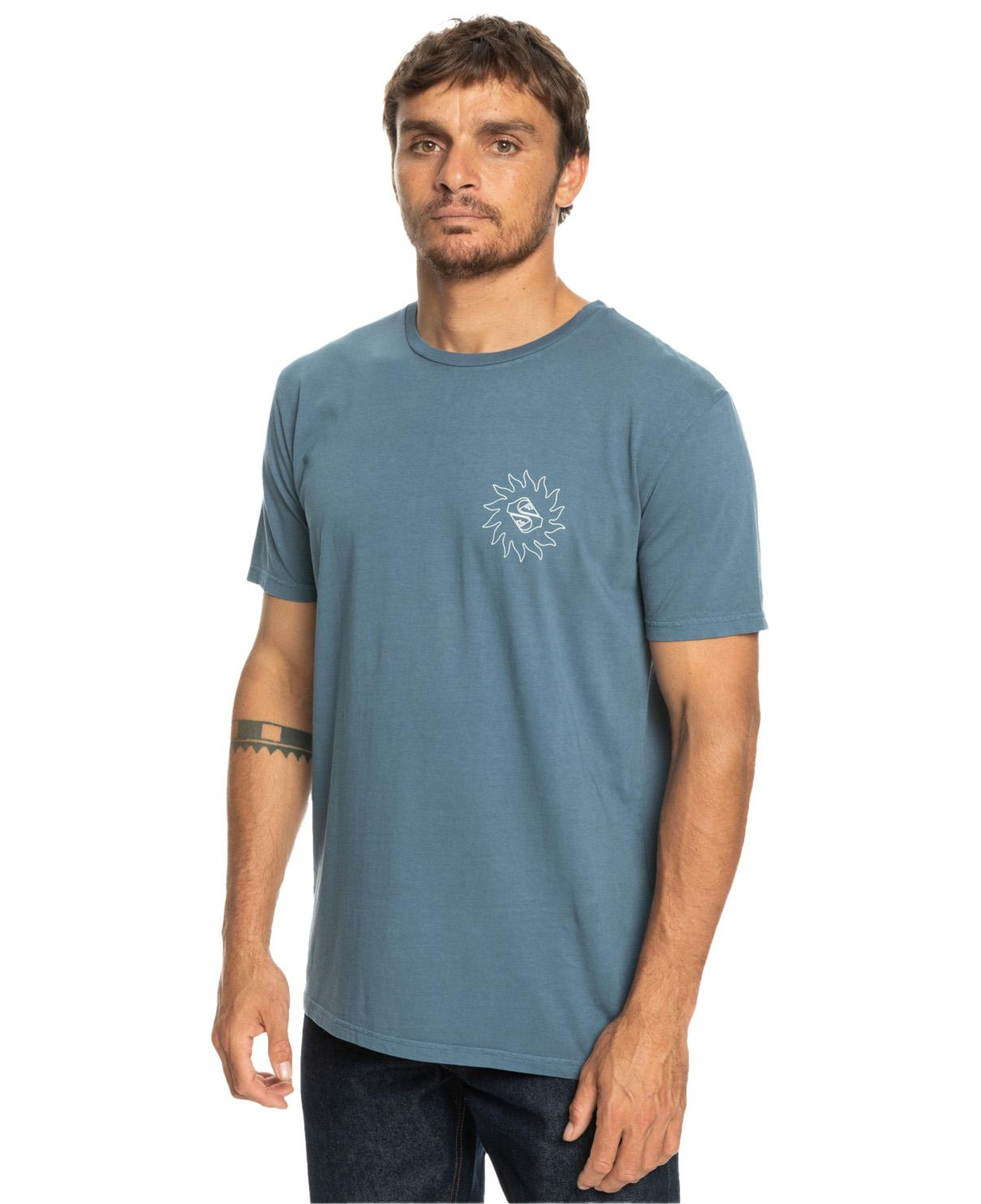 Quiksilver Planetpositive Erkek Mavi Tişört