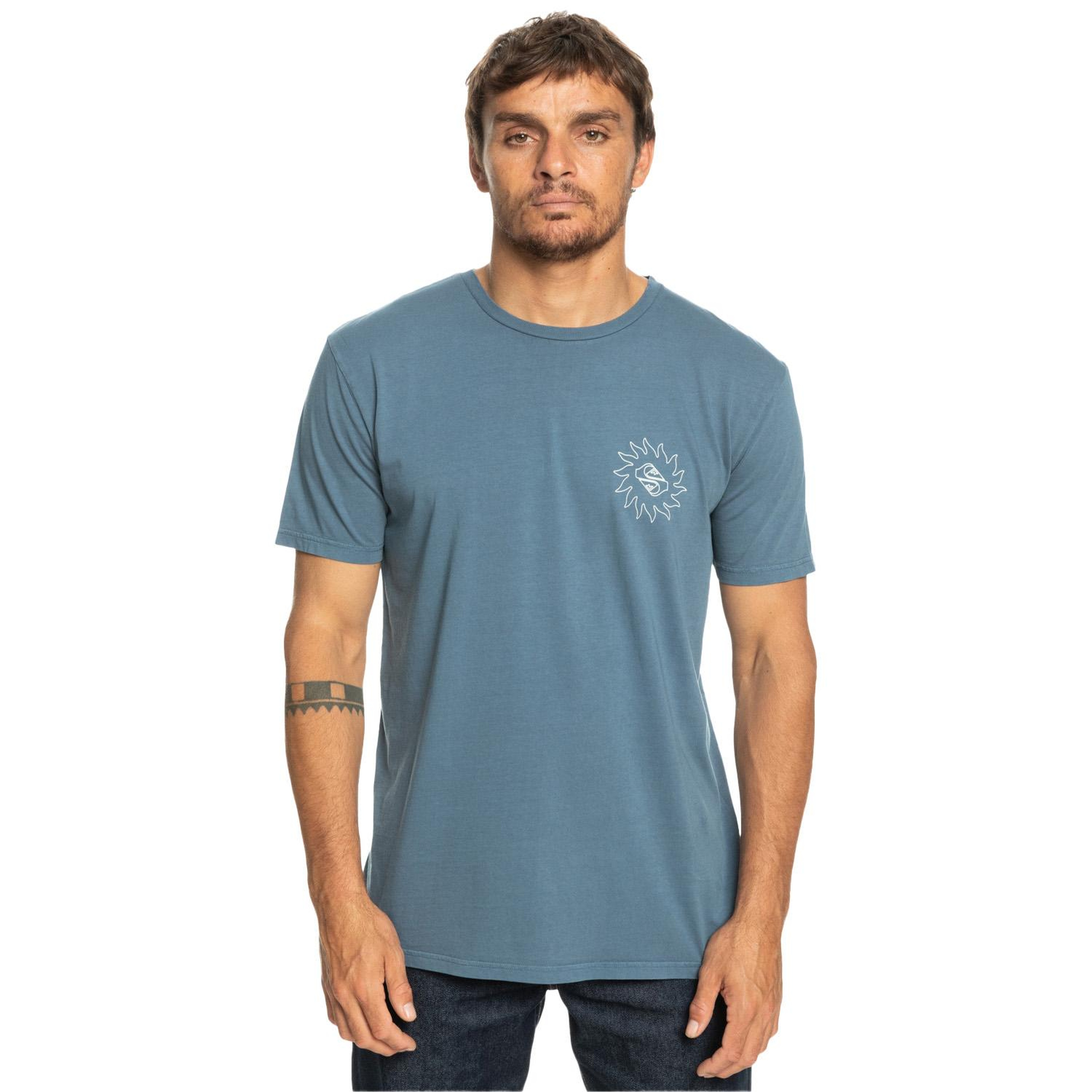 Quiksilver Planetpositive Erkek Mavi Tişört