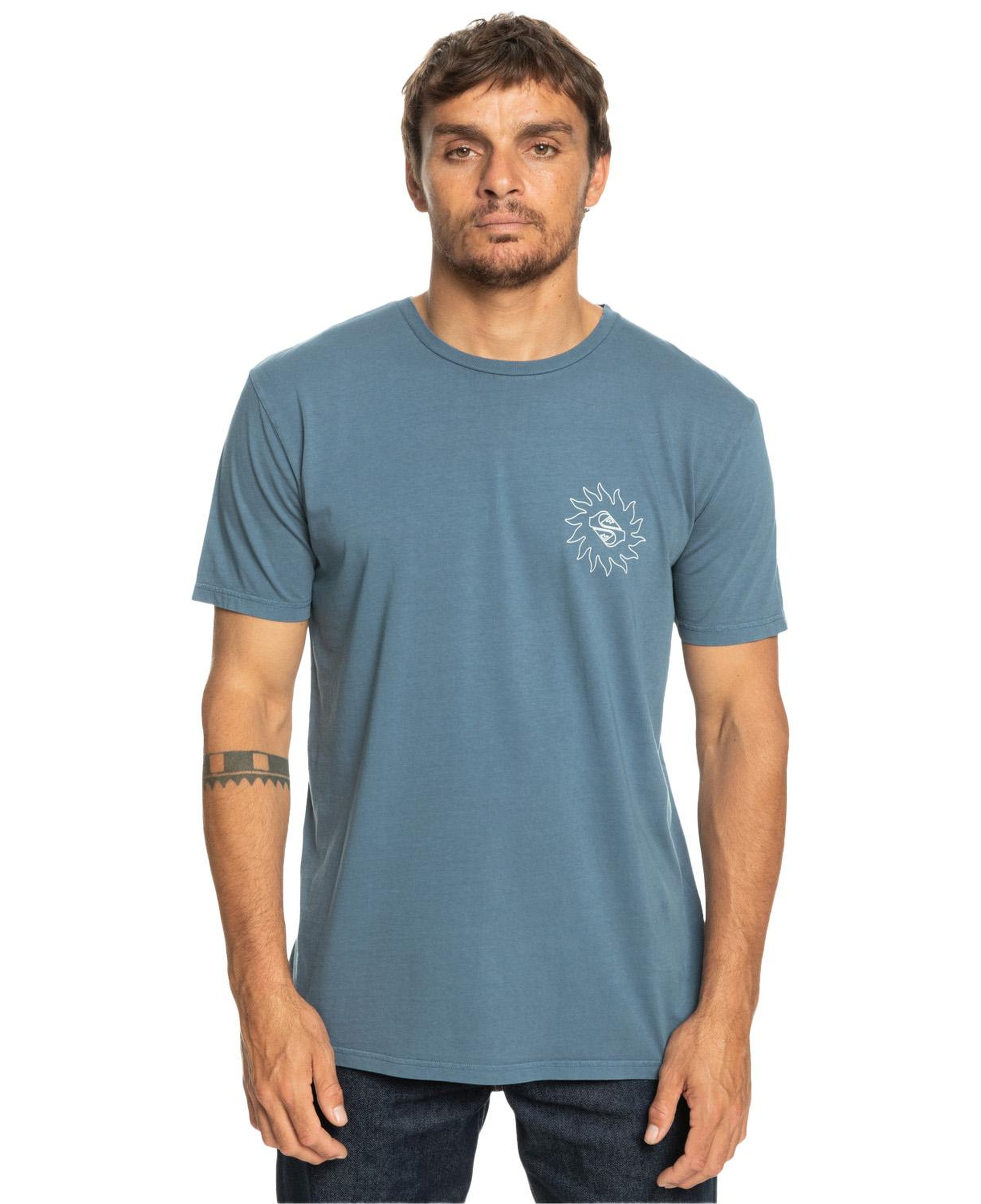 Quiksilver Planetpositive Erkek Mavi Tişört