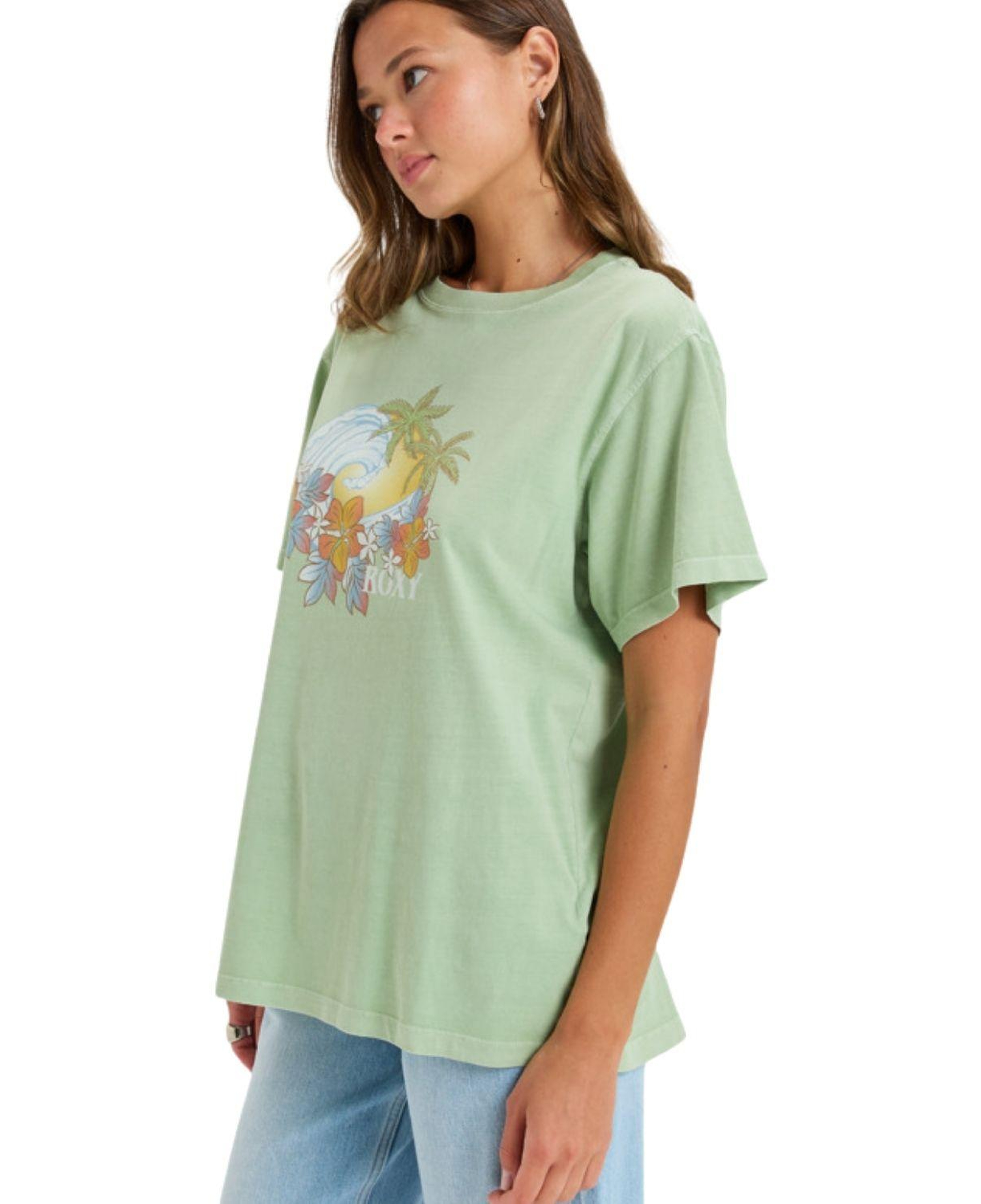 Roxy Sunnyoversize Enzyme Wash Kadın Tişört