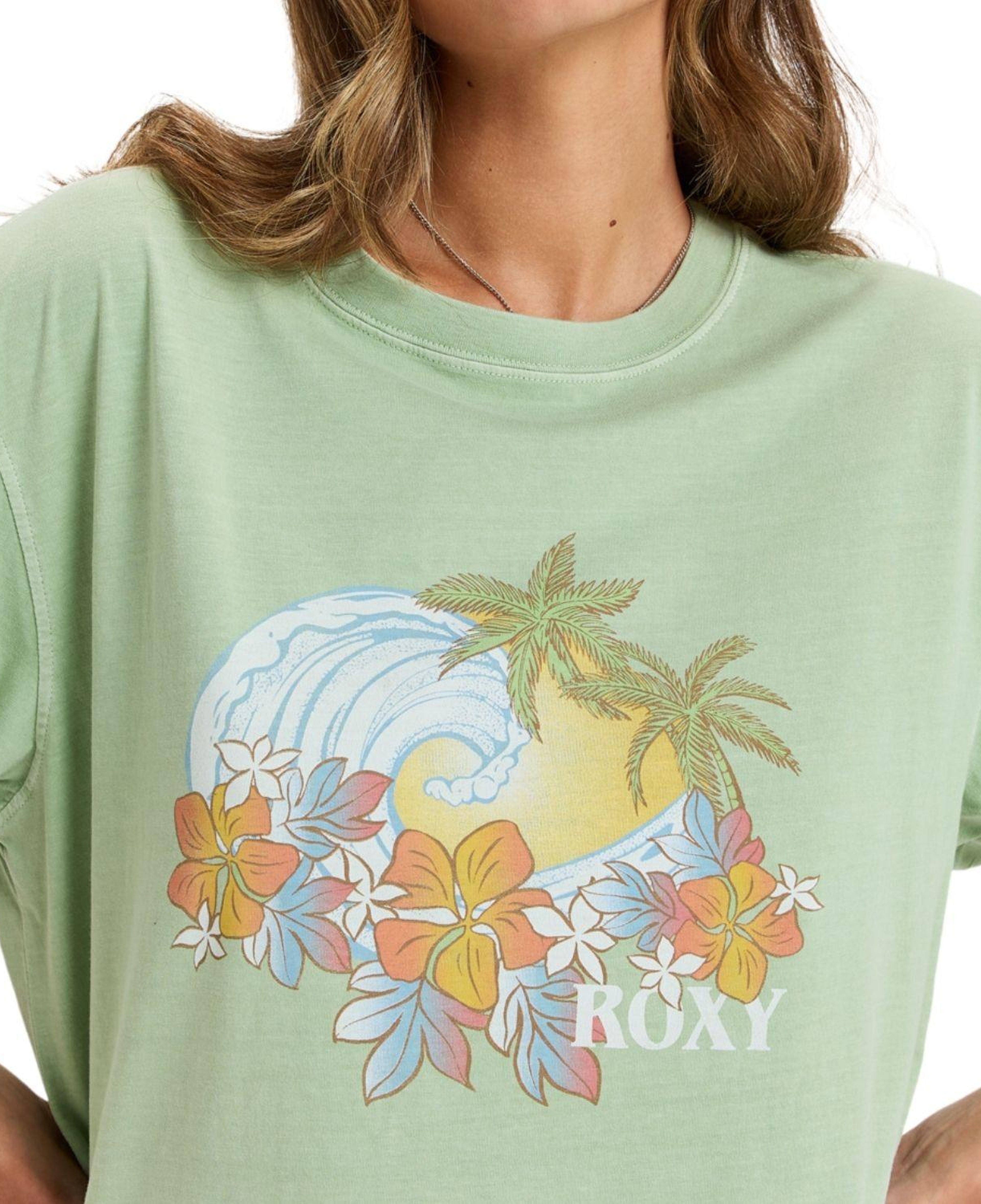 Roxy Sunnyoversize Enzyme Wash Kadın Tişört