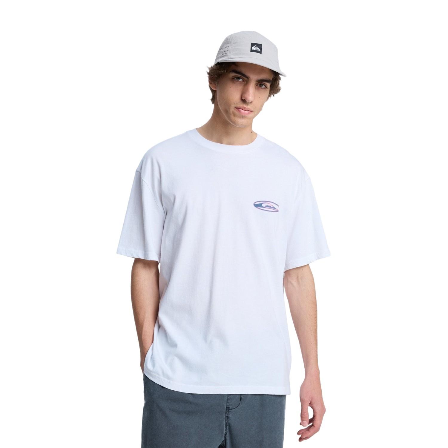 Quiksilver Quikglobe Erkek Beyaz Tişört