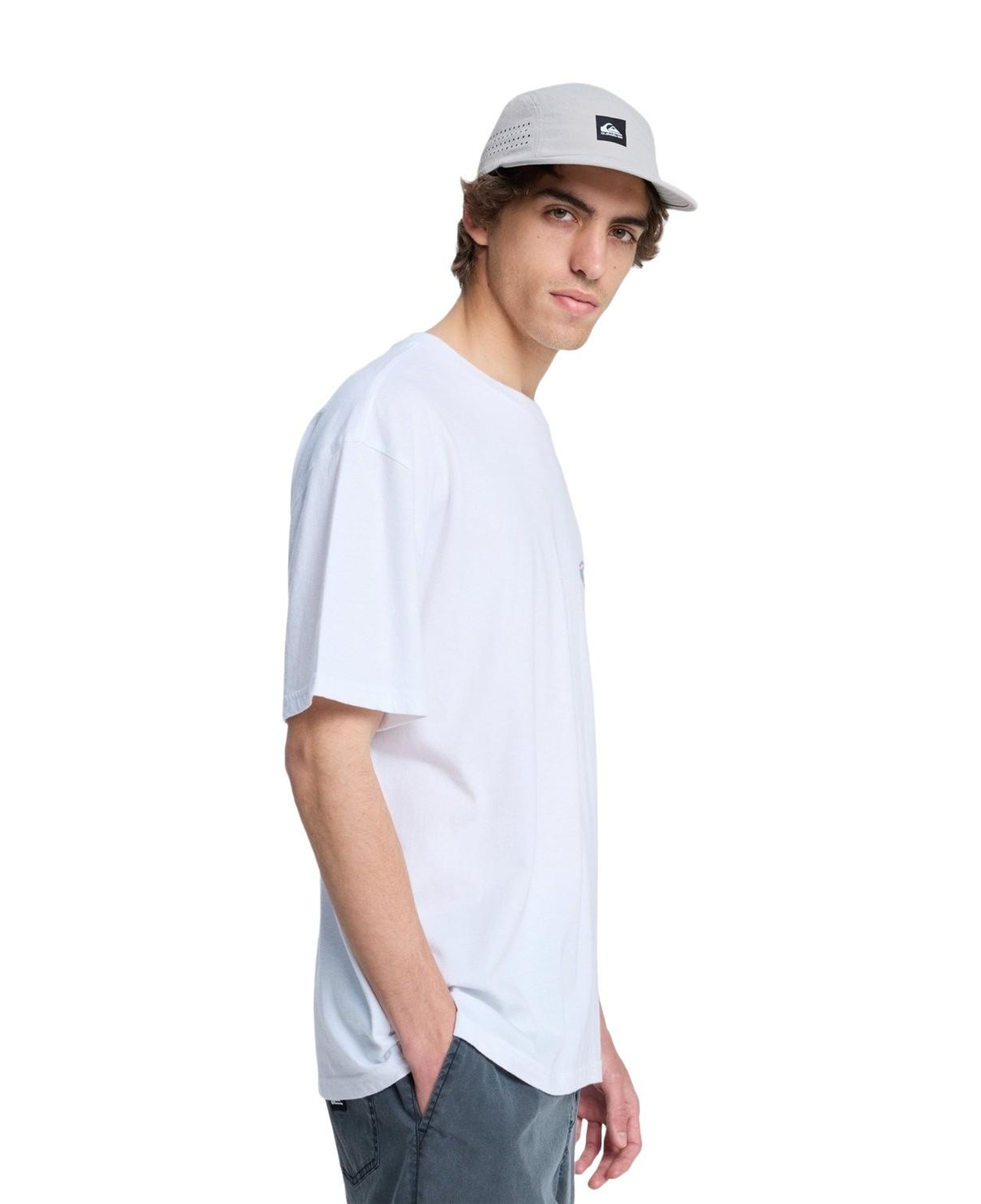 Quiksilver Quikglobe Erkek Beyaz Tişört