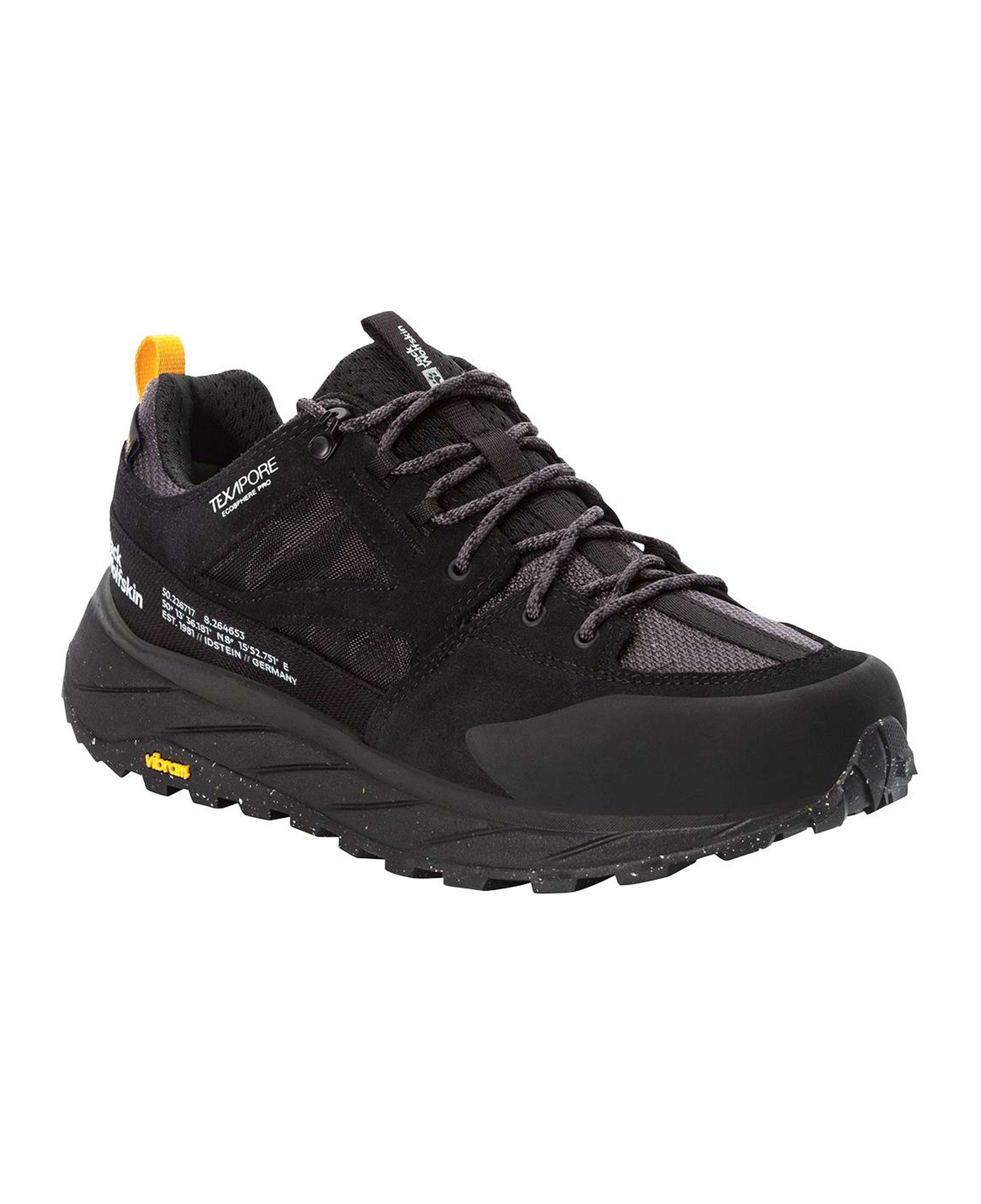 Jack Wolfskin Terraquest Texapore Low Erkek Siyah Outdoor Ayakkabı