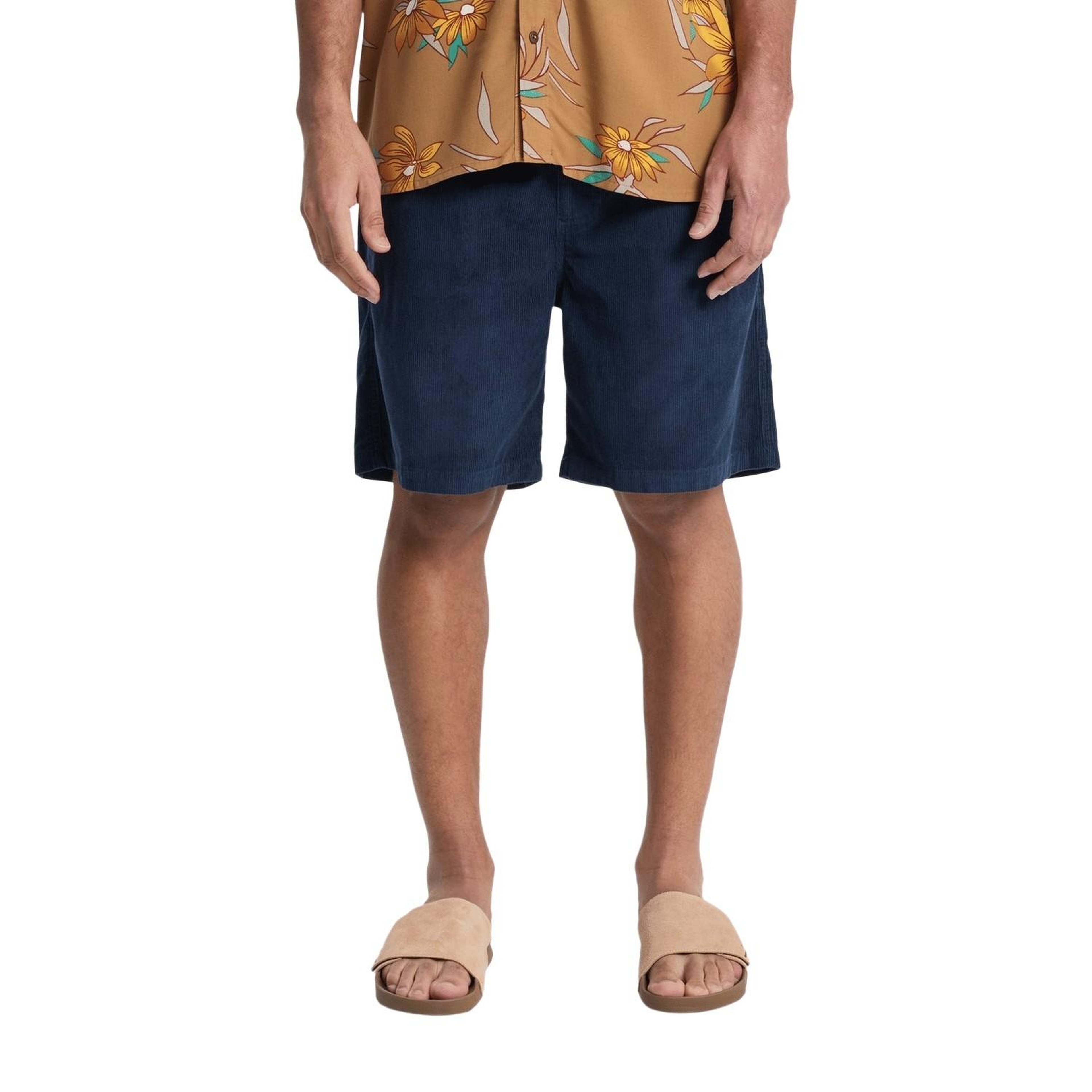 Quiksilver Taxercordws Erkek Mavi Şort