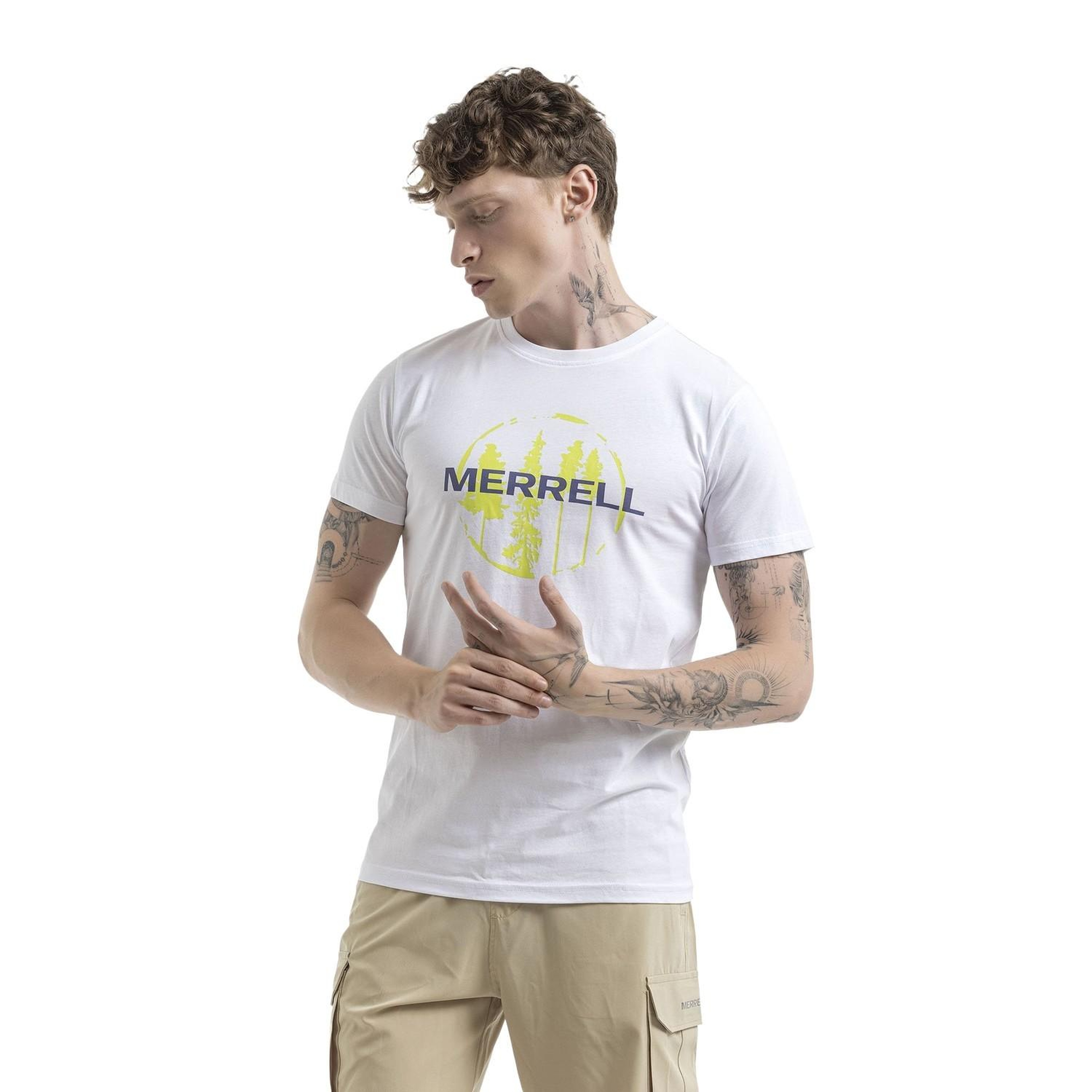 Merrell Talk Erkek Pembe Tişört
