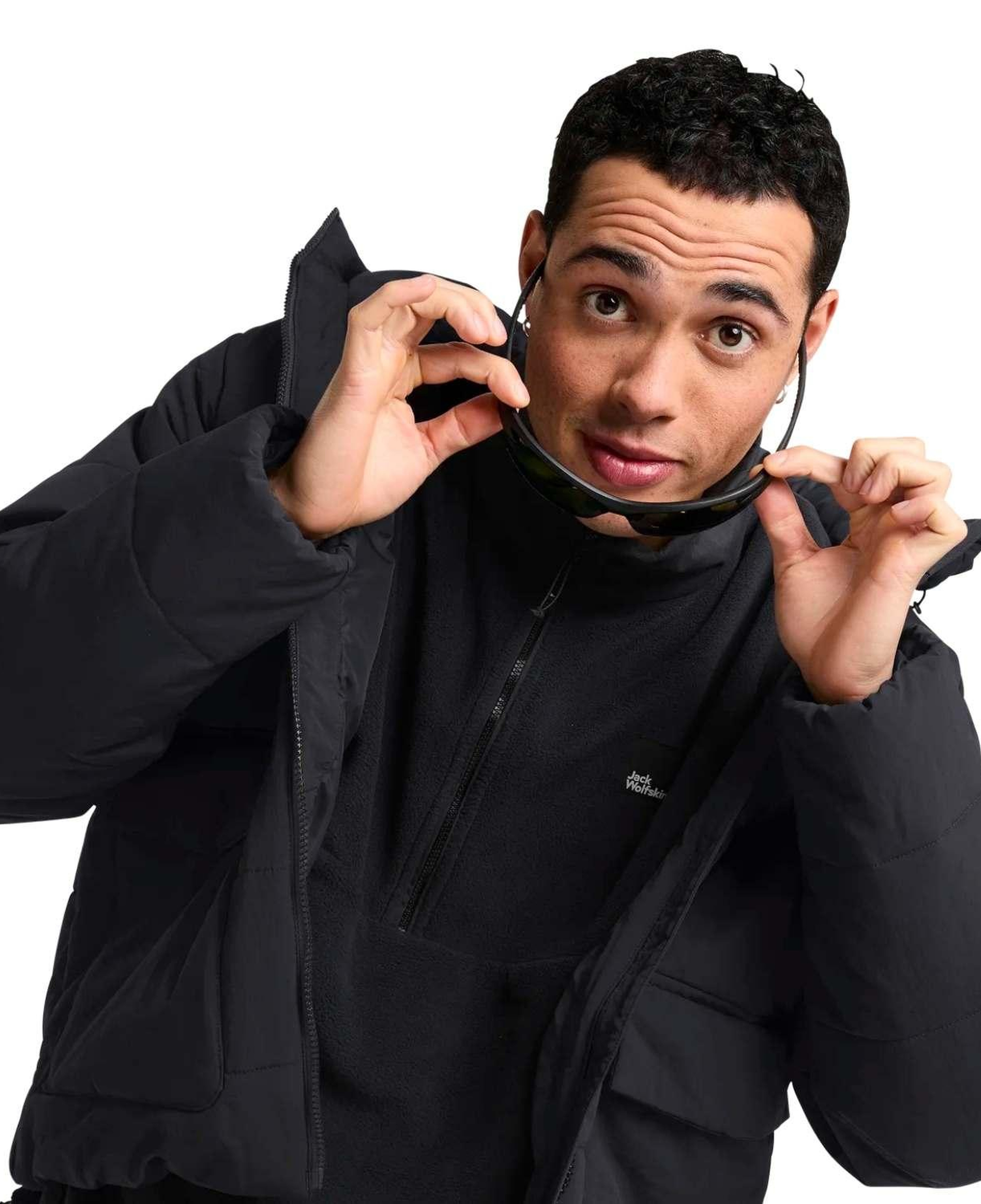 Jack Wolfskin Northern Lite Hooded Erkek Siyah Outdoor Ceketi