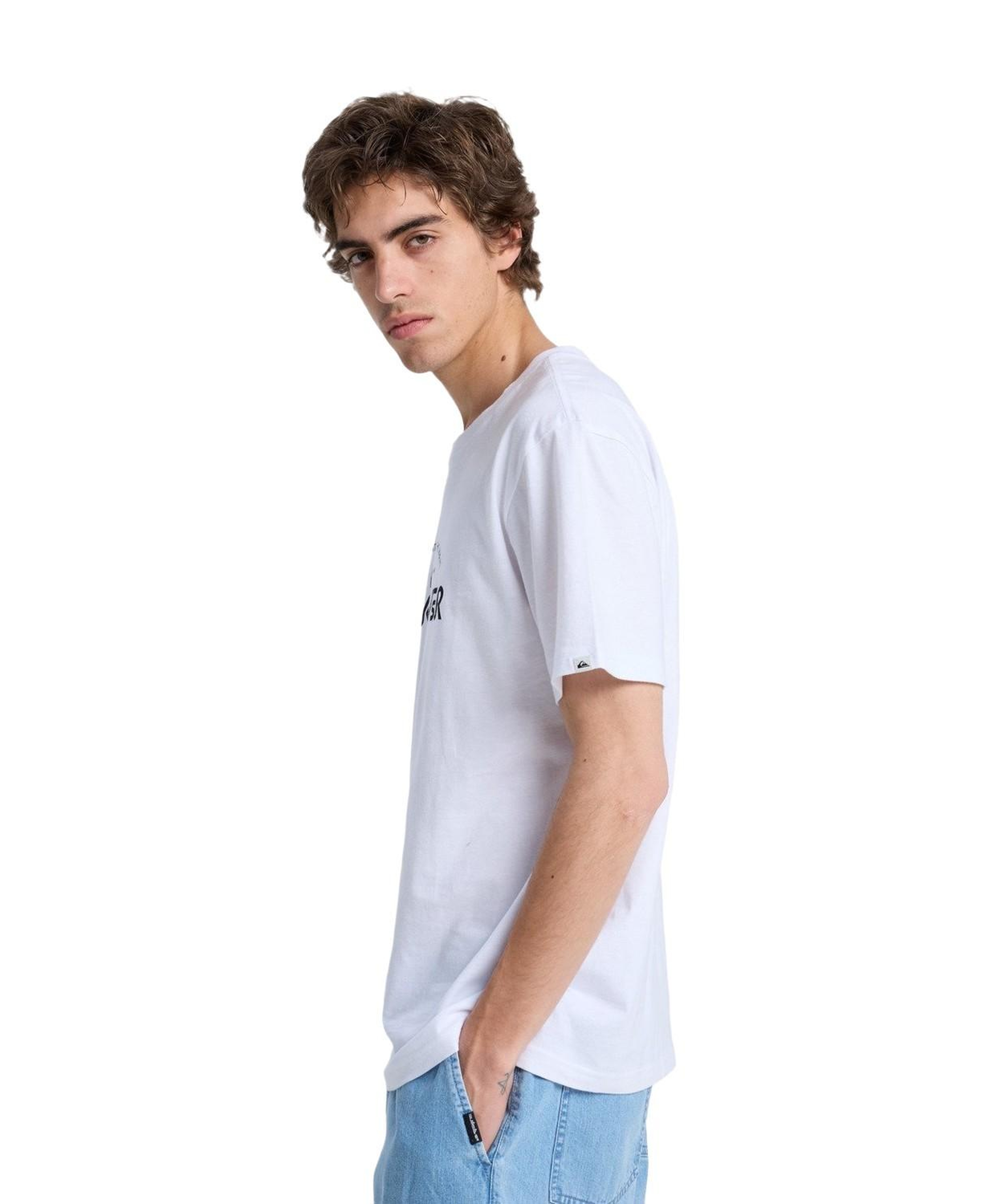 Quiksilver Ev Vista Erkek Beyaz Tişört