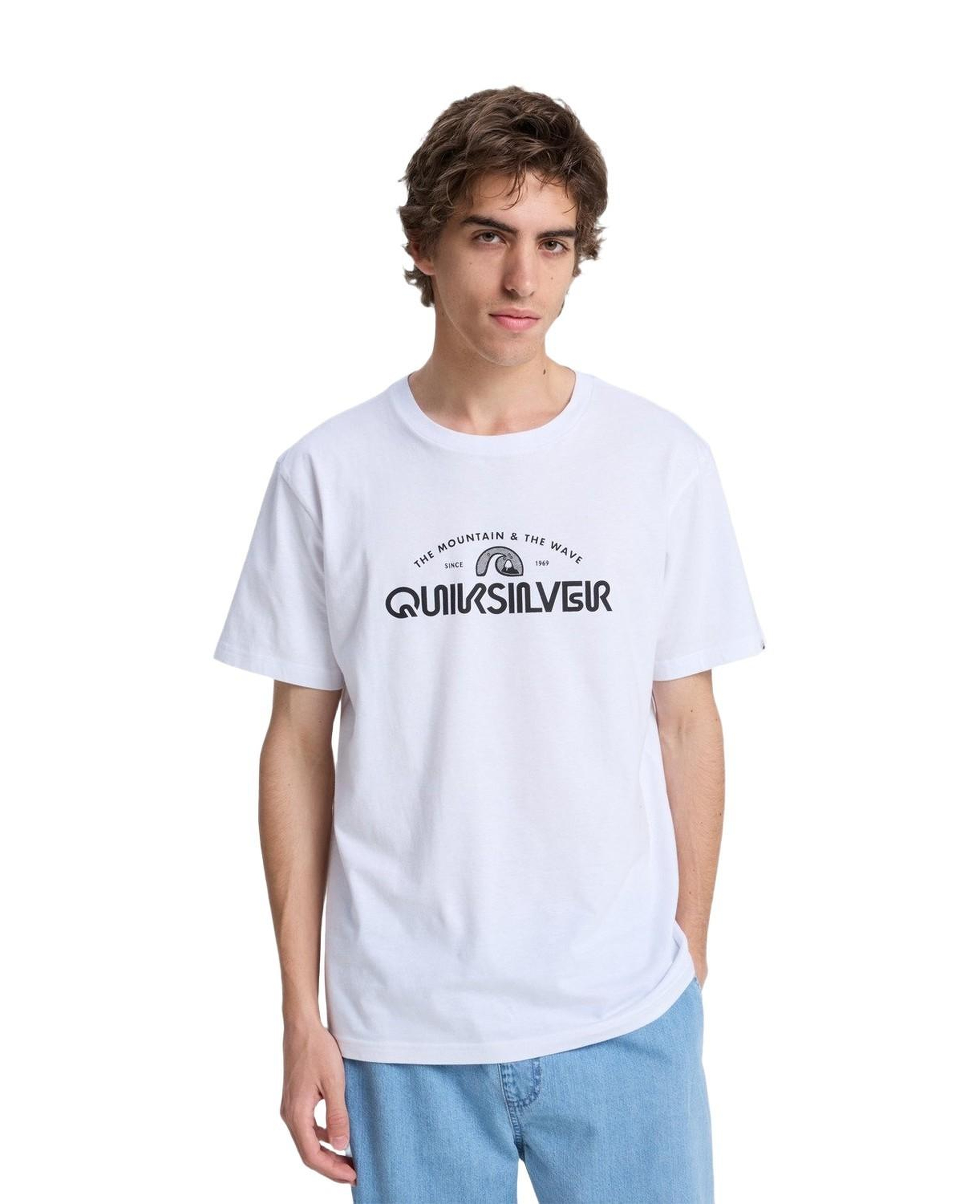 Quiksilver Ev Vista Erkek Beyaz Tişört