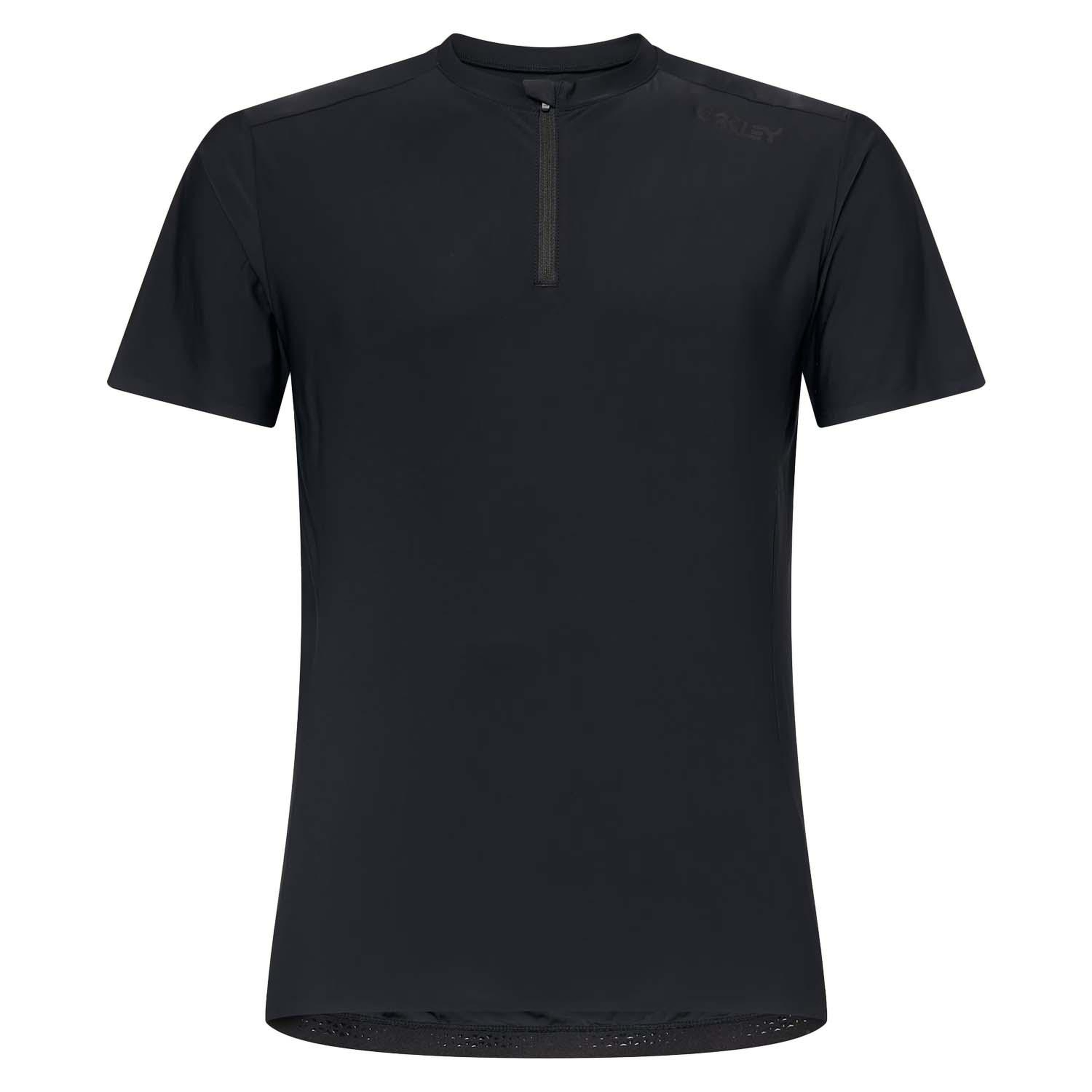 Oakley Point To Point 14 Zip Jersey Erkek Siyah Tişört