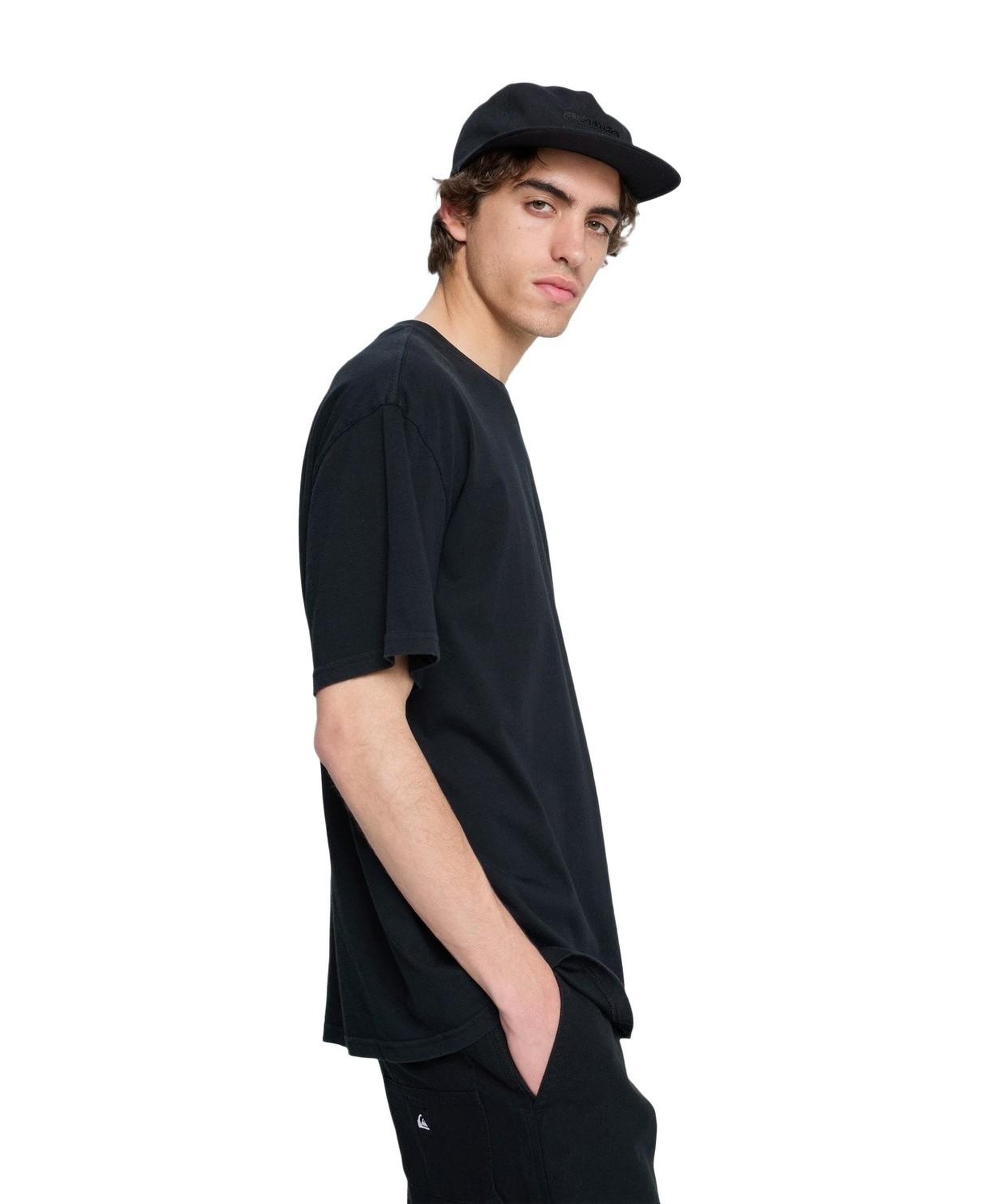 Quiksilver Quikglobe Erkek Siyah Tişört