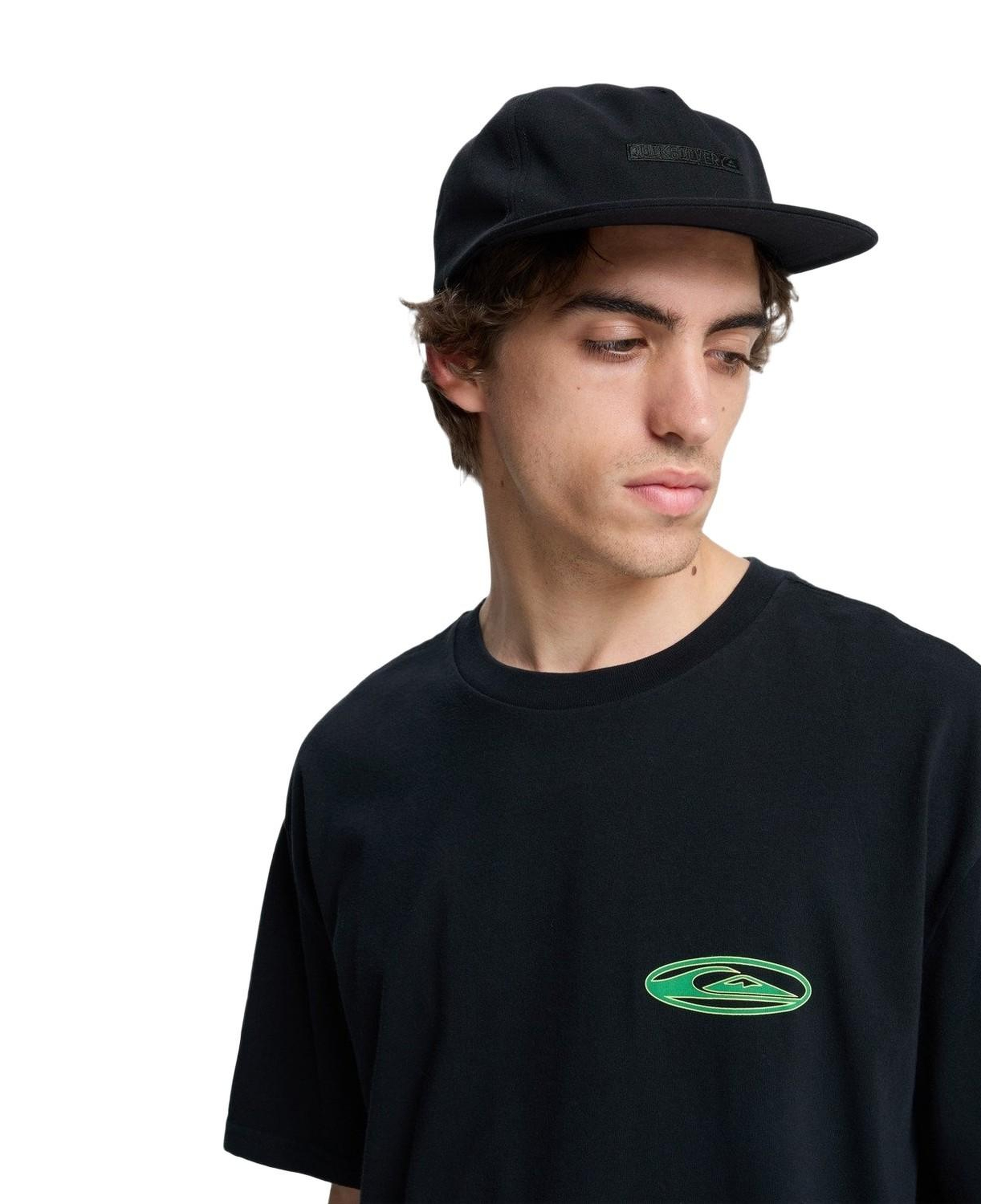 Quiksilver Quikglobe Erkek Siyah Tişört