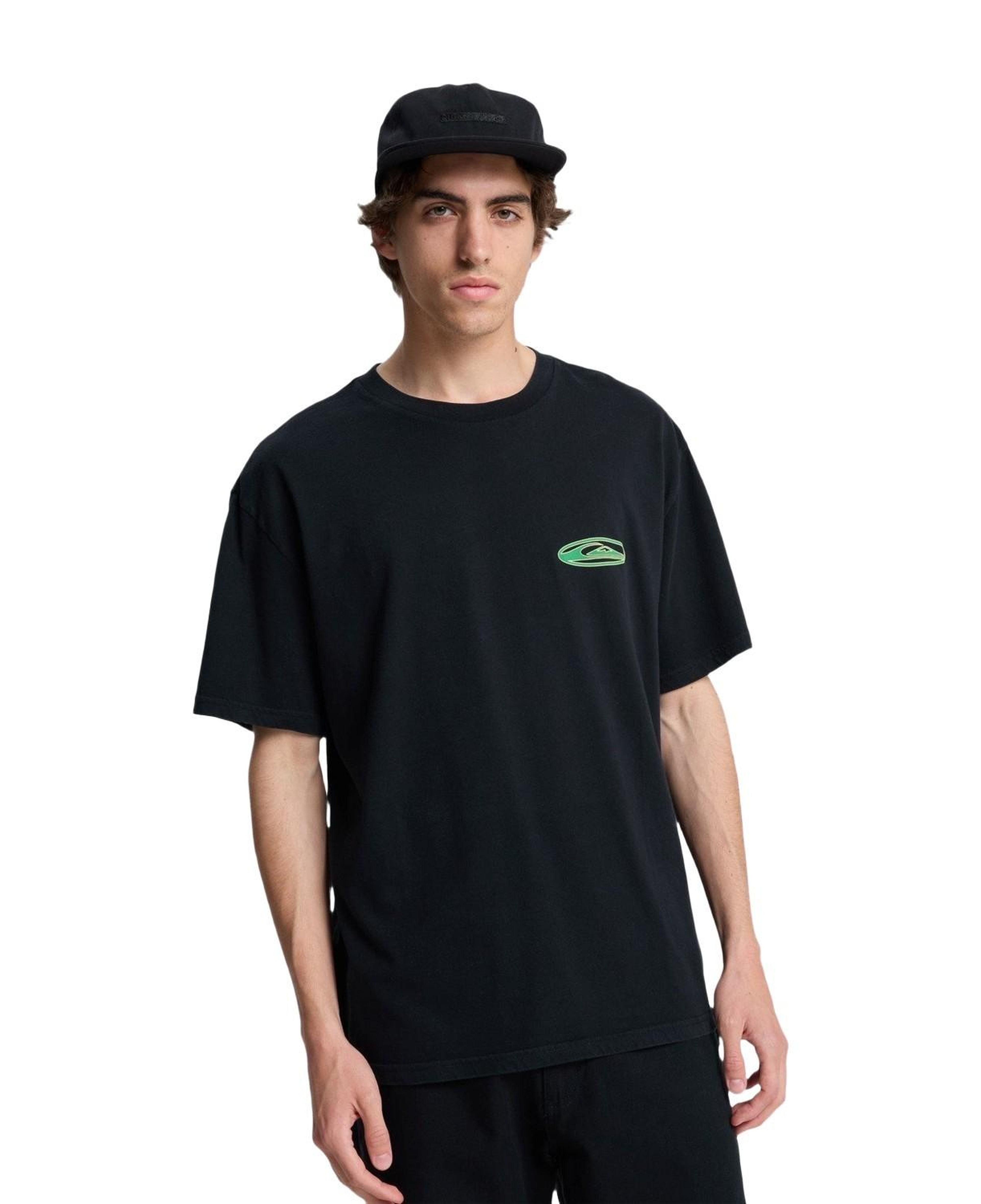 Quiksilver Quikglobe Erkek Siyah Tişört