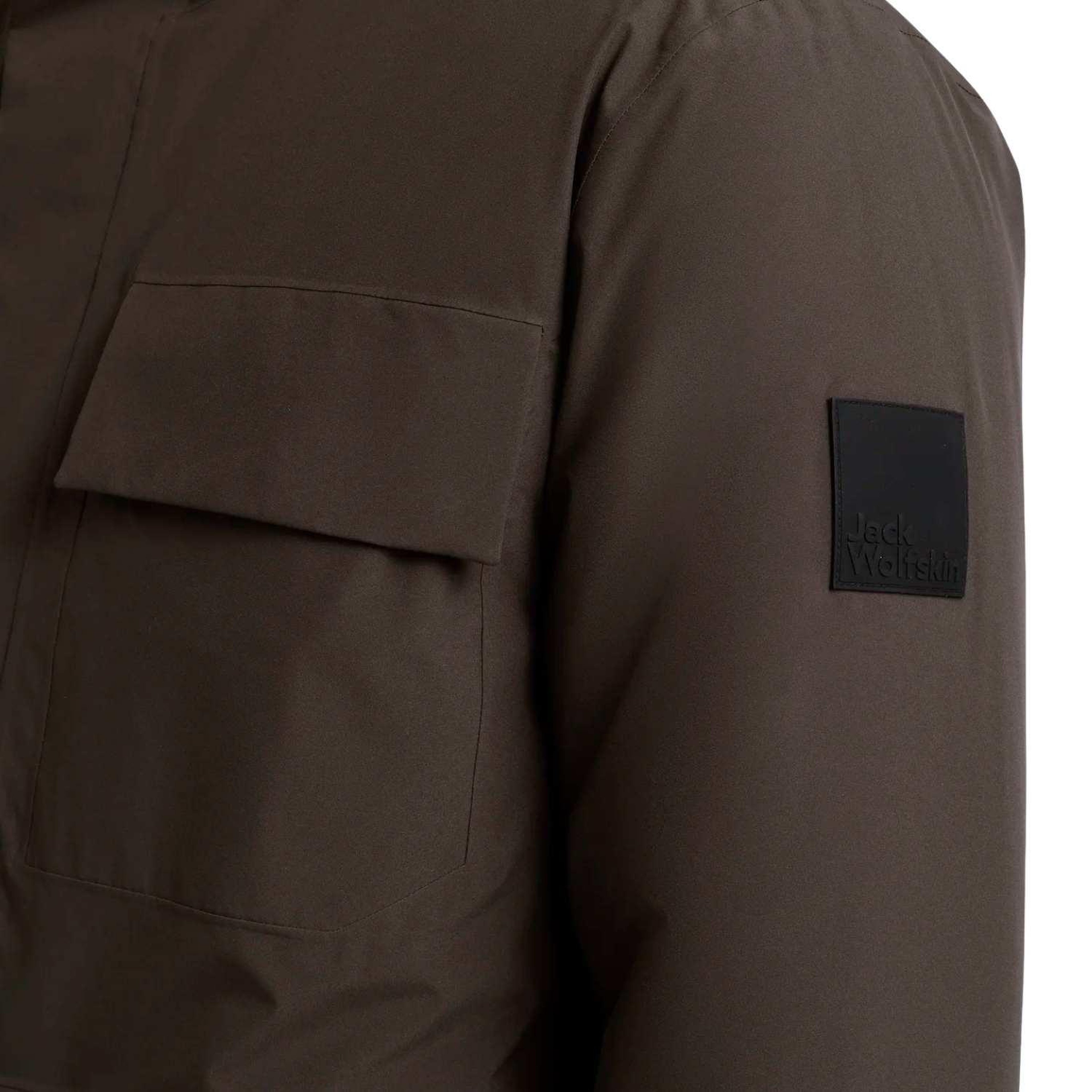 Jack Wolfskin Brandenburger Erkek Kahverengi Outdoor Ceketi