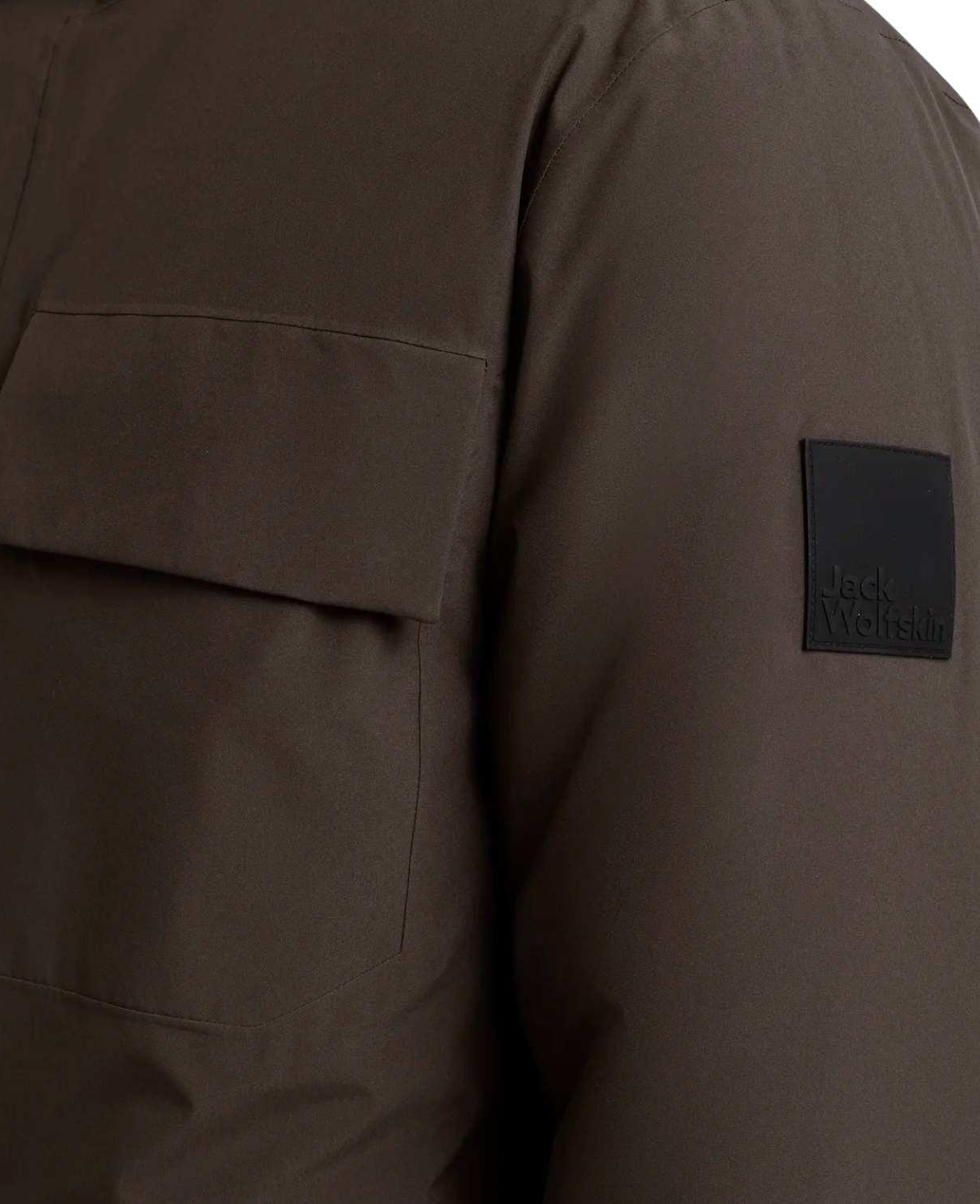 Jack Wolfskin Brandenburger Erkek Kahverengi Outdoor Ceketi