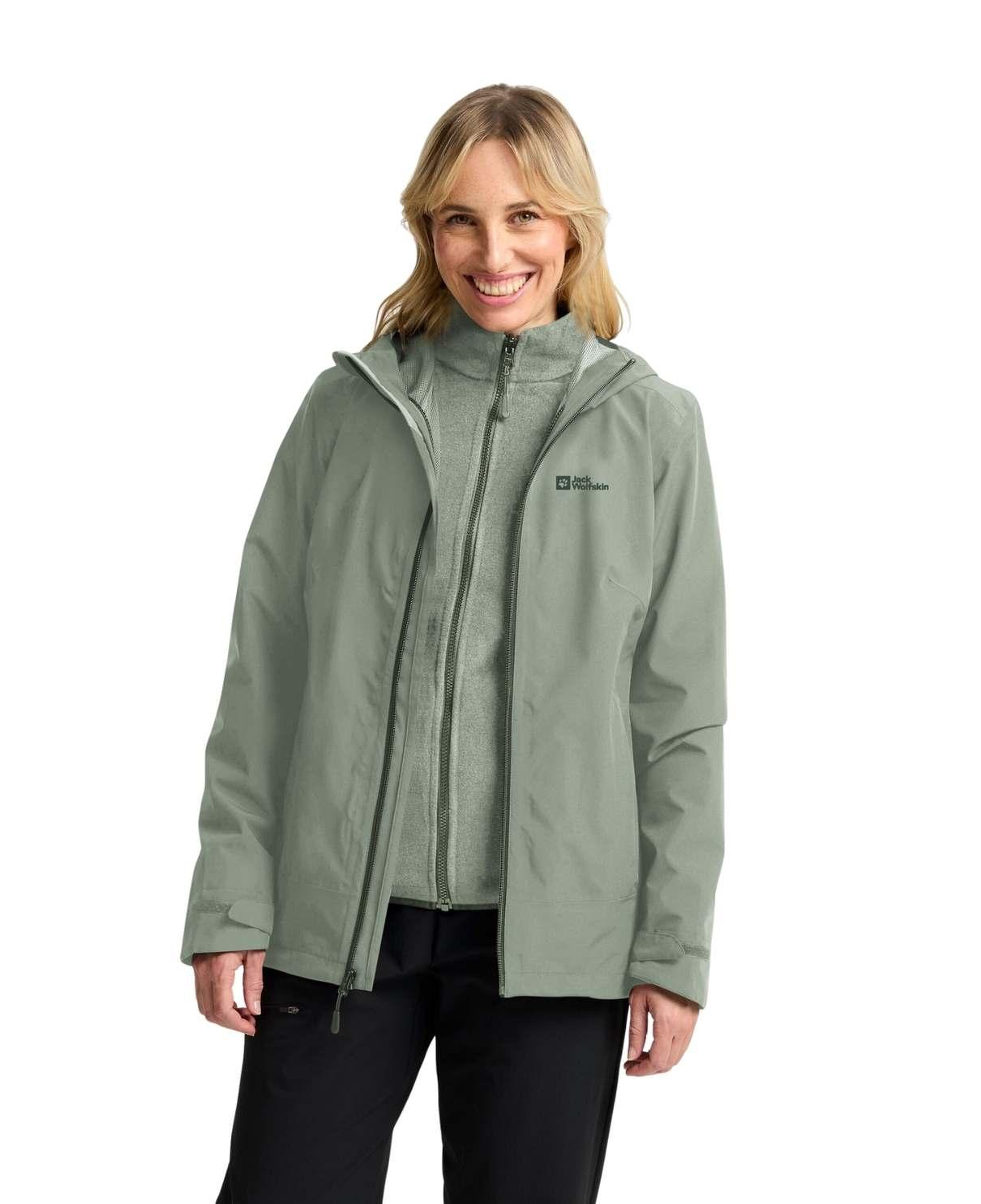 Jack Wolfskin Moonrise 3in1 Kadın Outdoor Ceketi