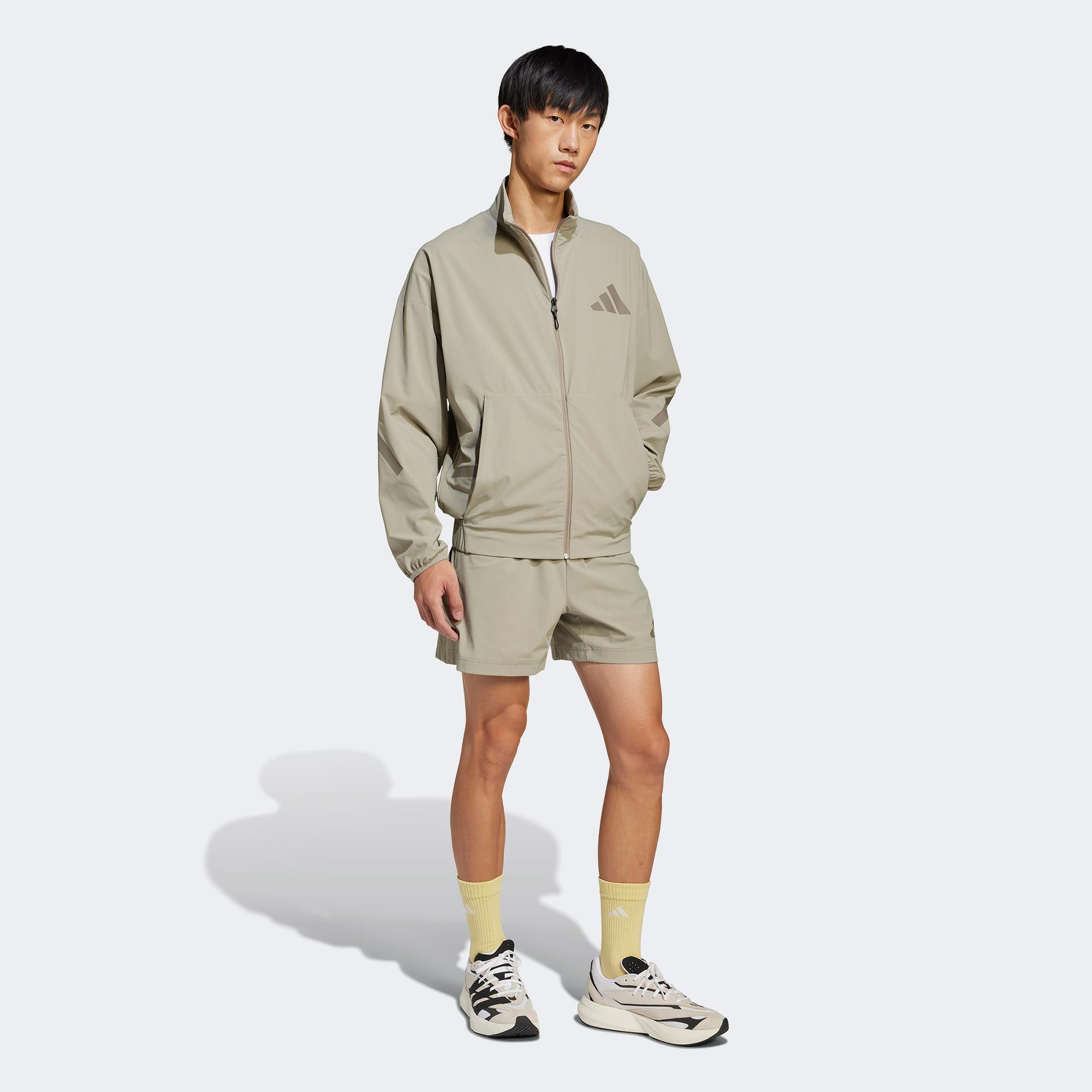 adidas Z.N.E. Woven Erkek Bej Eşofman Üstü