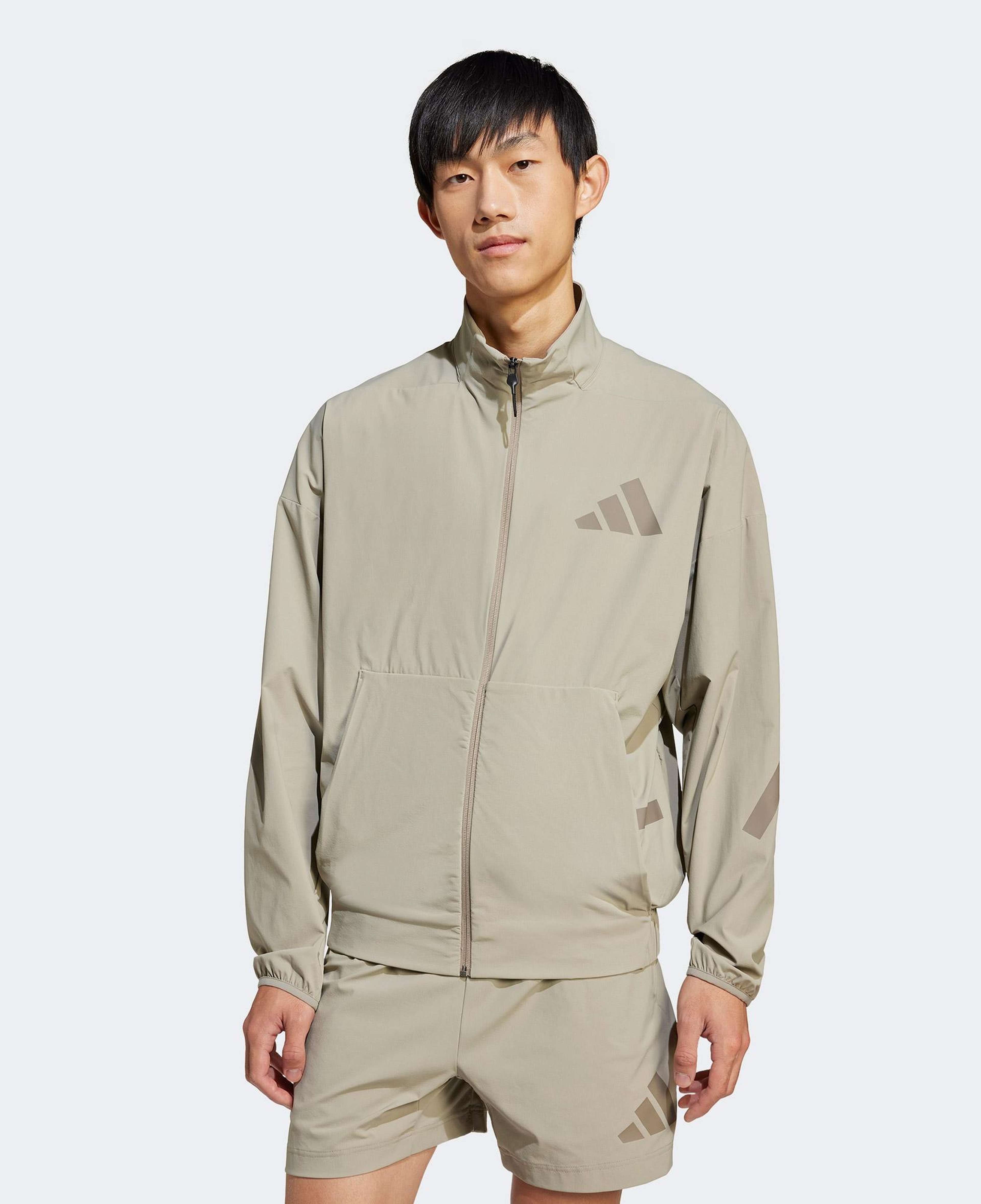 adidas Z.N.E. Woven Erkek Bej Eşofman Üstü