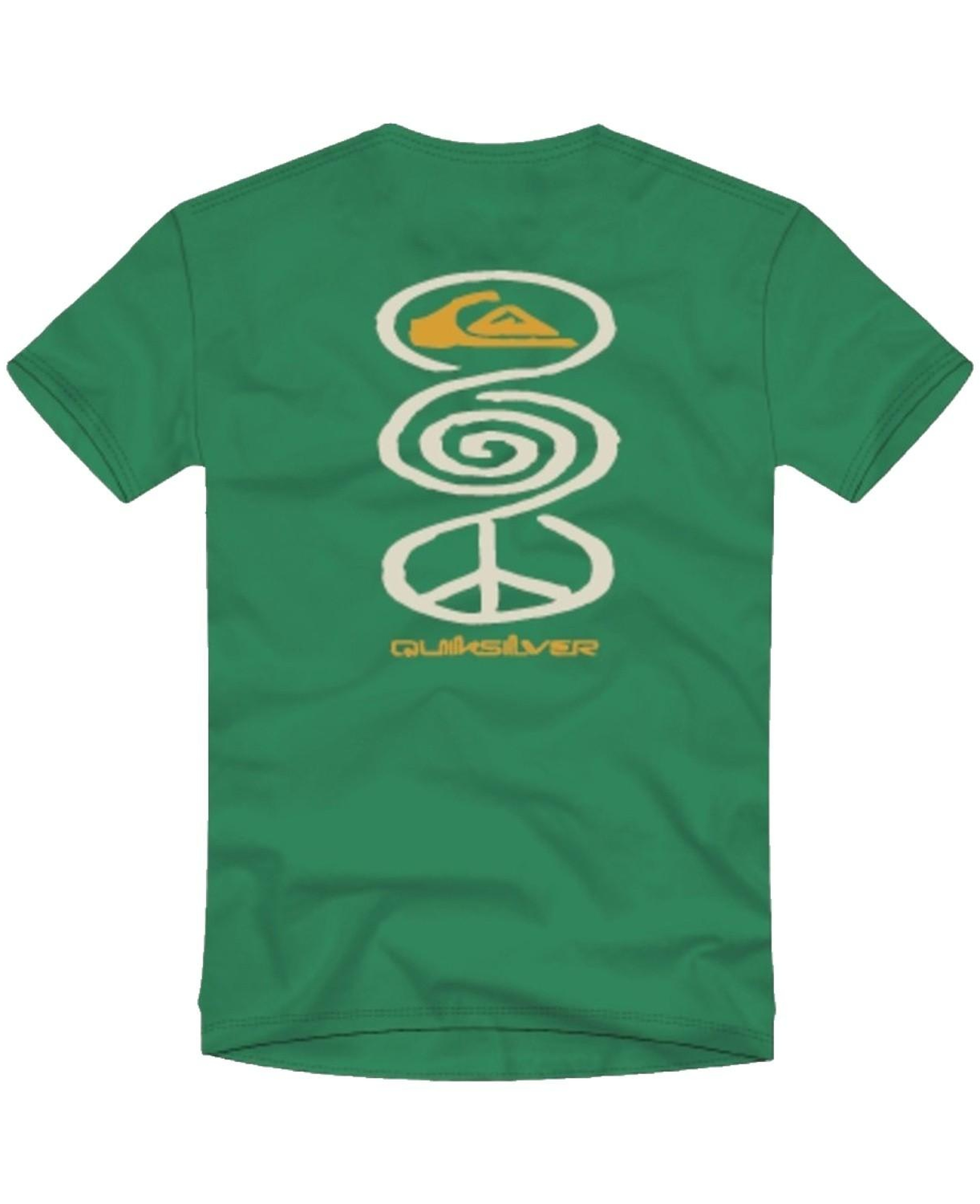 Quiksilver Harmony Spiral Erkek Yeşil Tişört