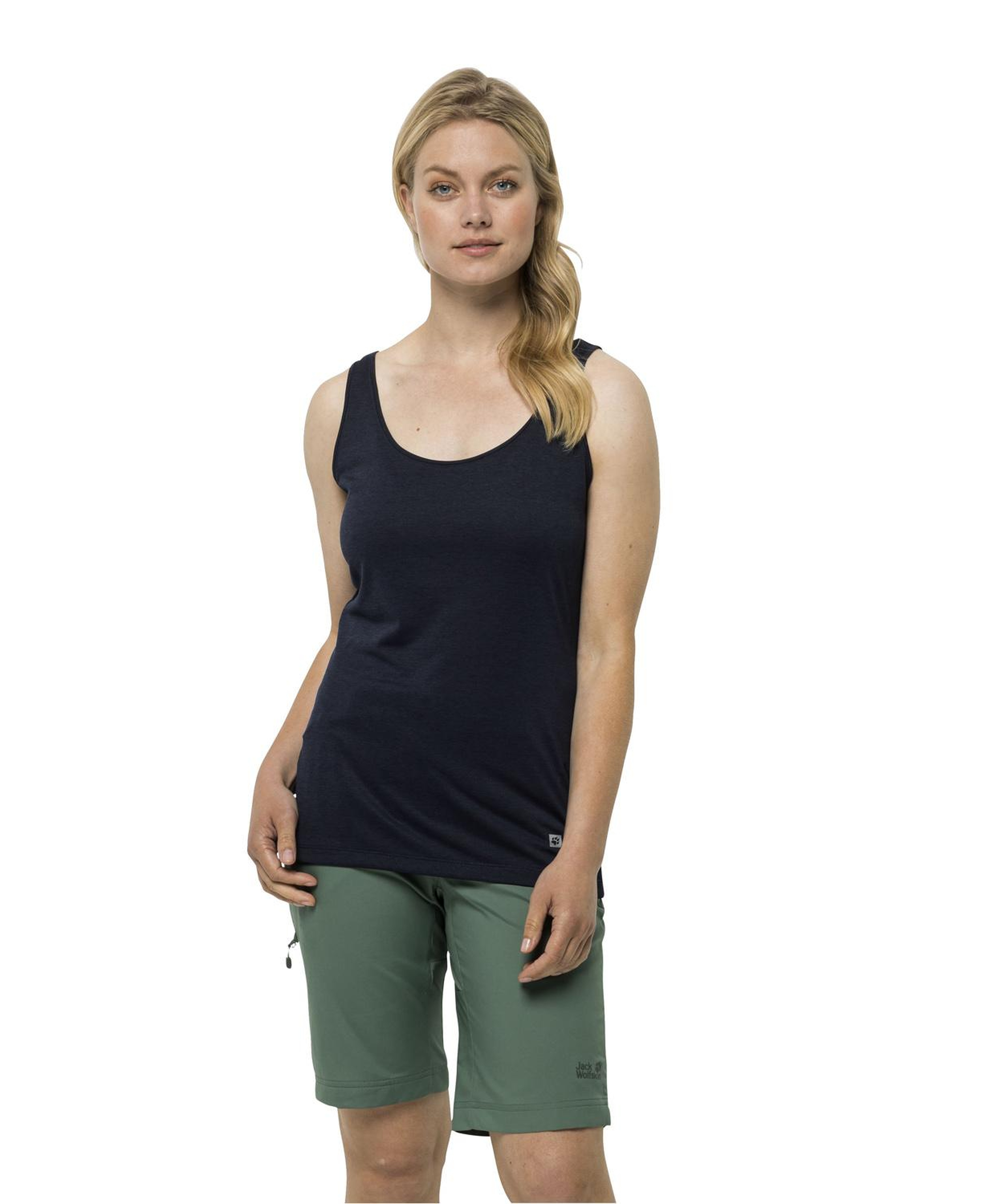 Jack Wolfskin Pack Go Tank Kadın Mavi Tank Top