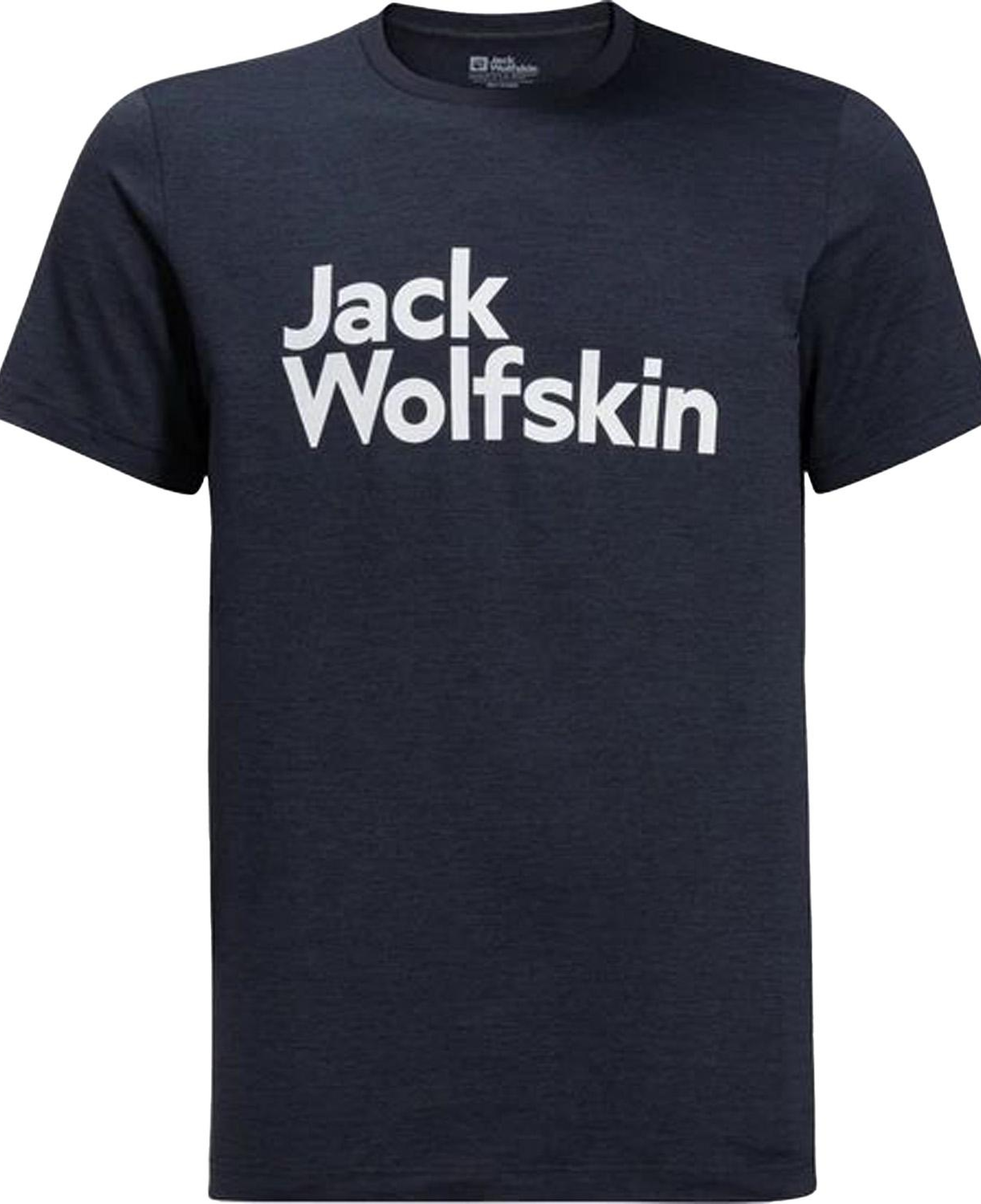 Jack Wolfskin Brand Erkek Mavi Tişört