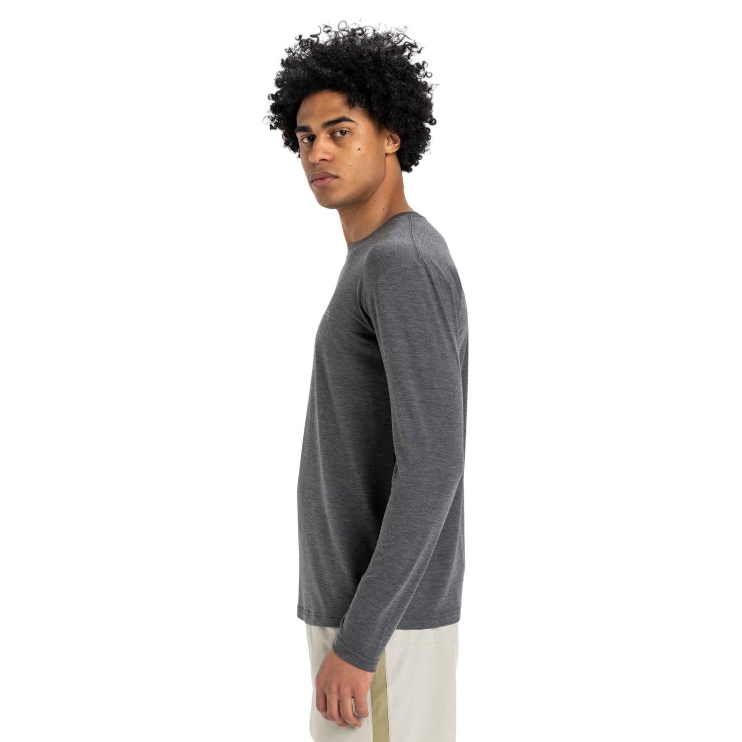 Quiksilver Coastal Run Ls Erkek Siyah Tişört