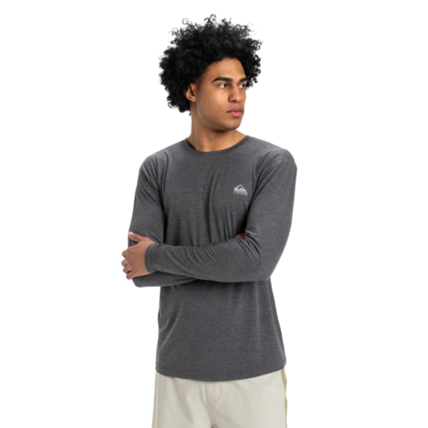 Quiksilver Coastal Run Ls Erkek Siyah Tişört