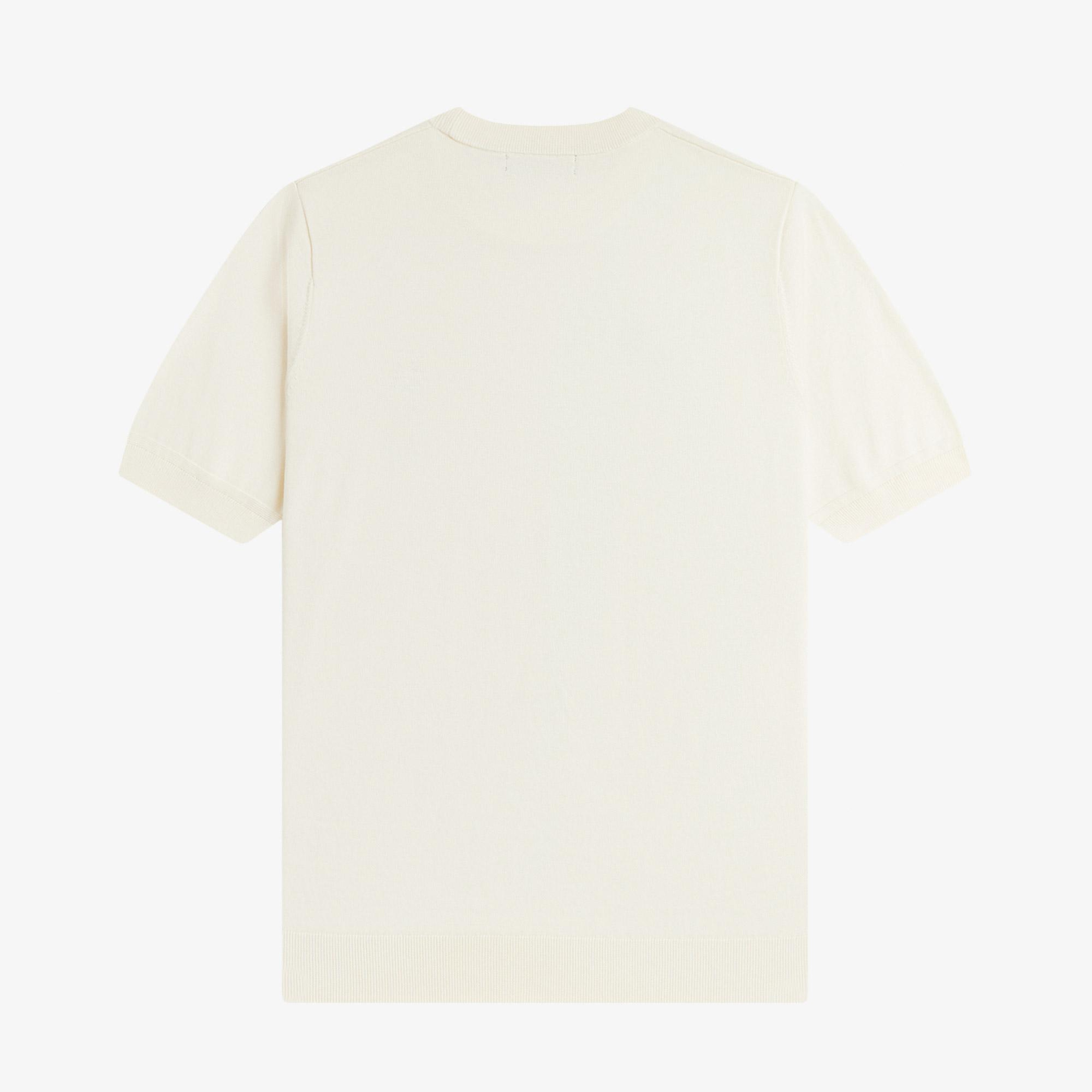 Fred Perry Erkek Krem T-Shirt