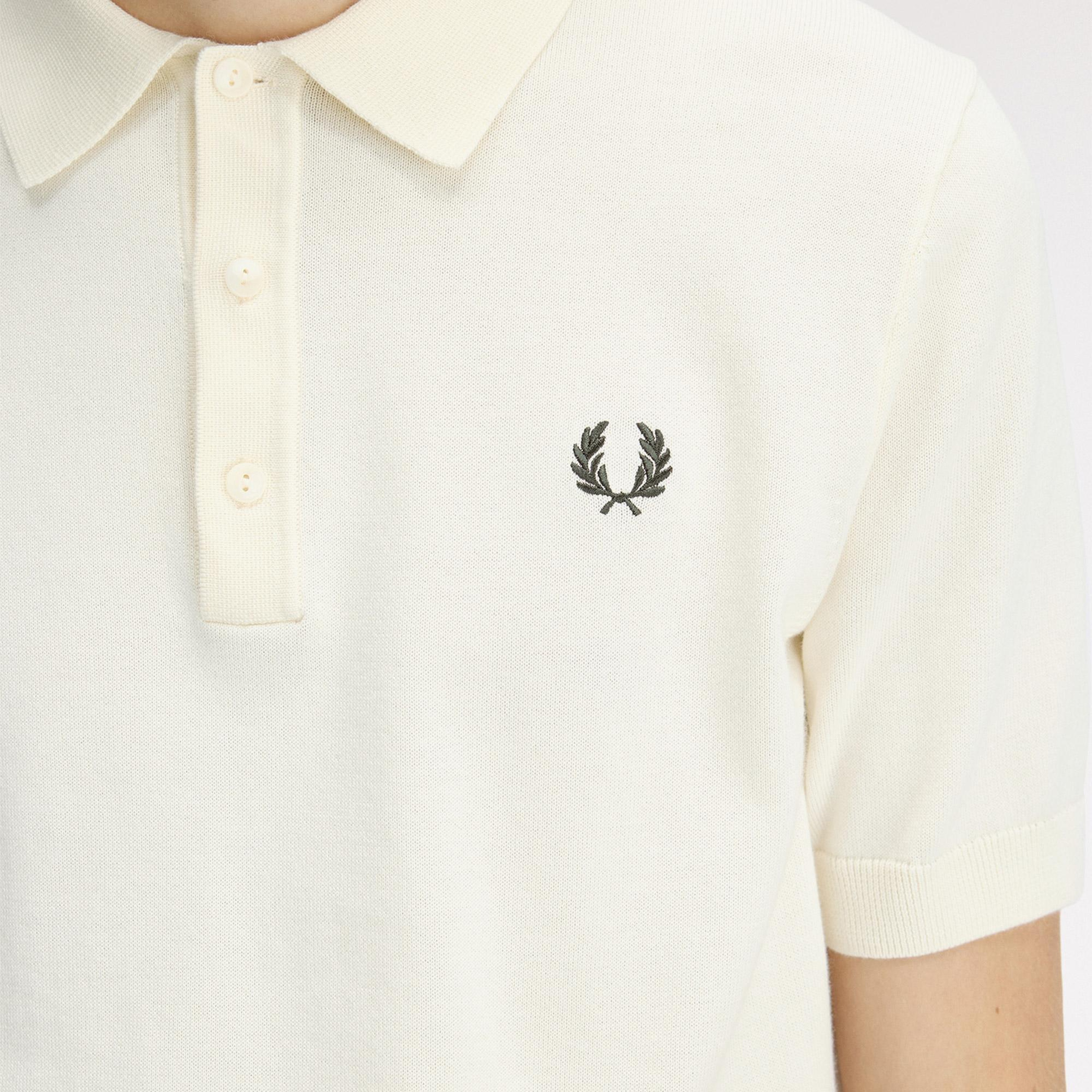 Fred Perry Erkek Krem Polo