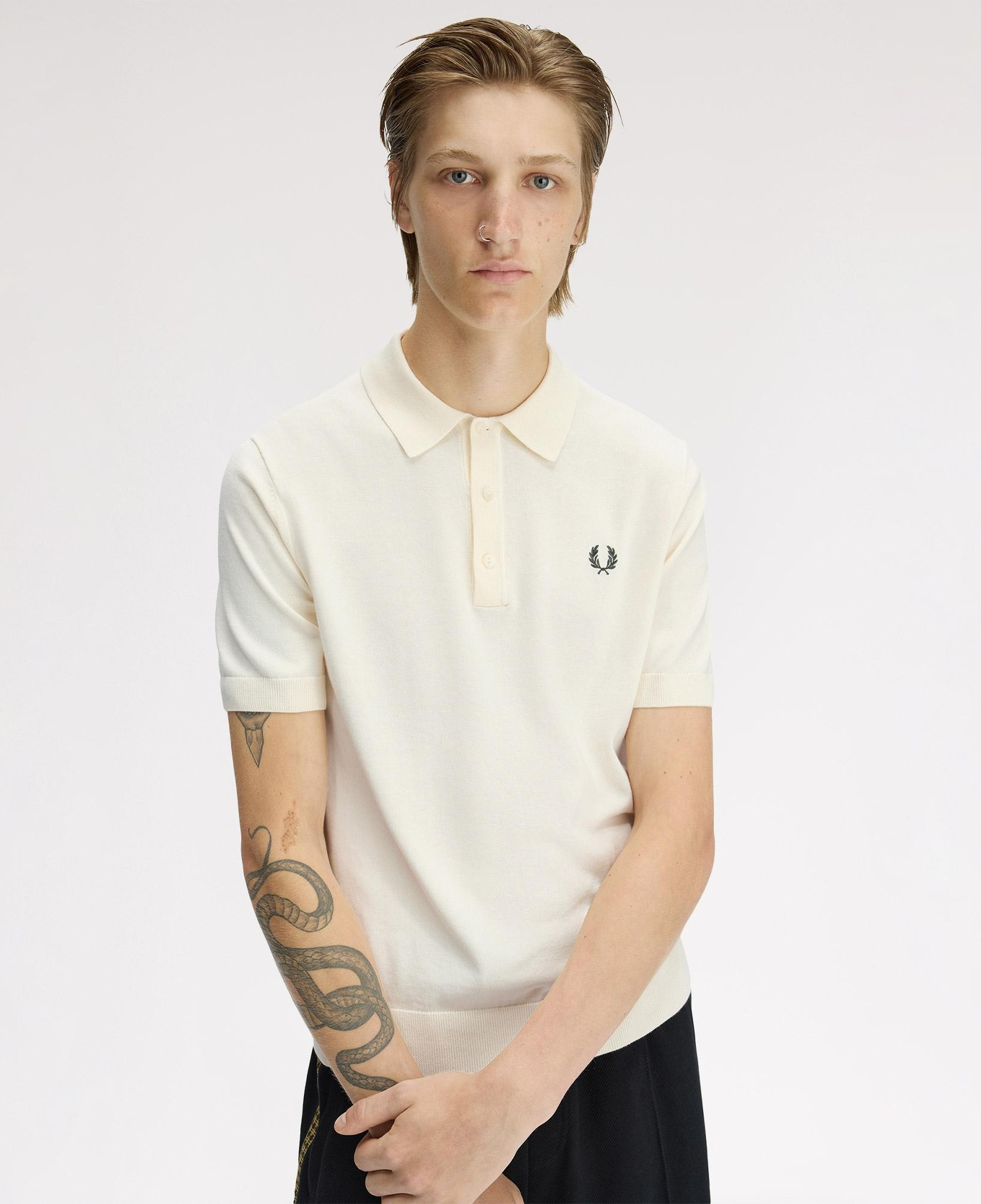 Fred Perry Erkek Krem Polo