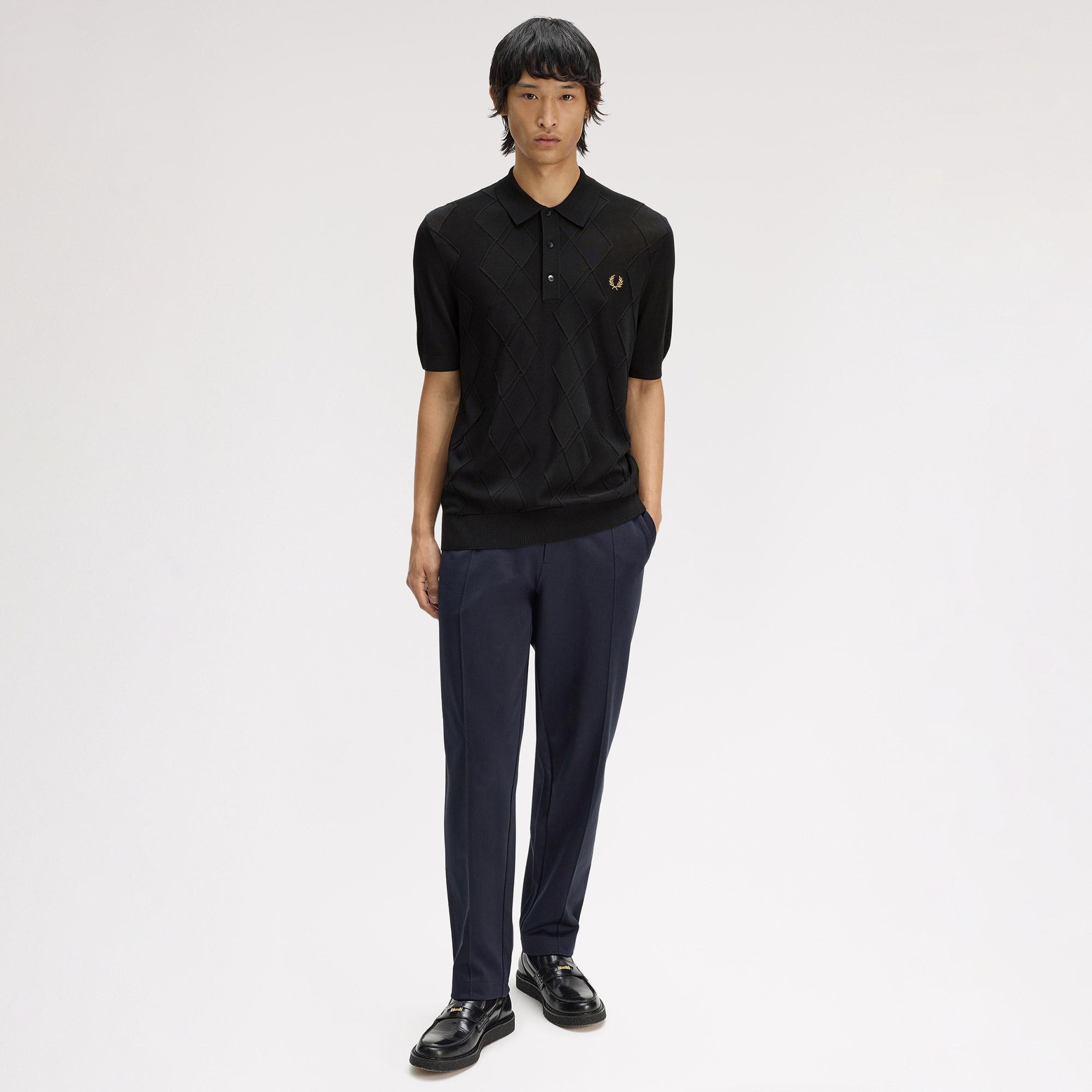 Fred Perry Erkek Siyah Polo