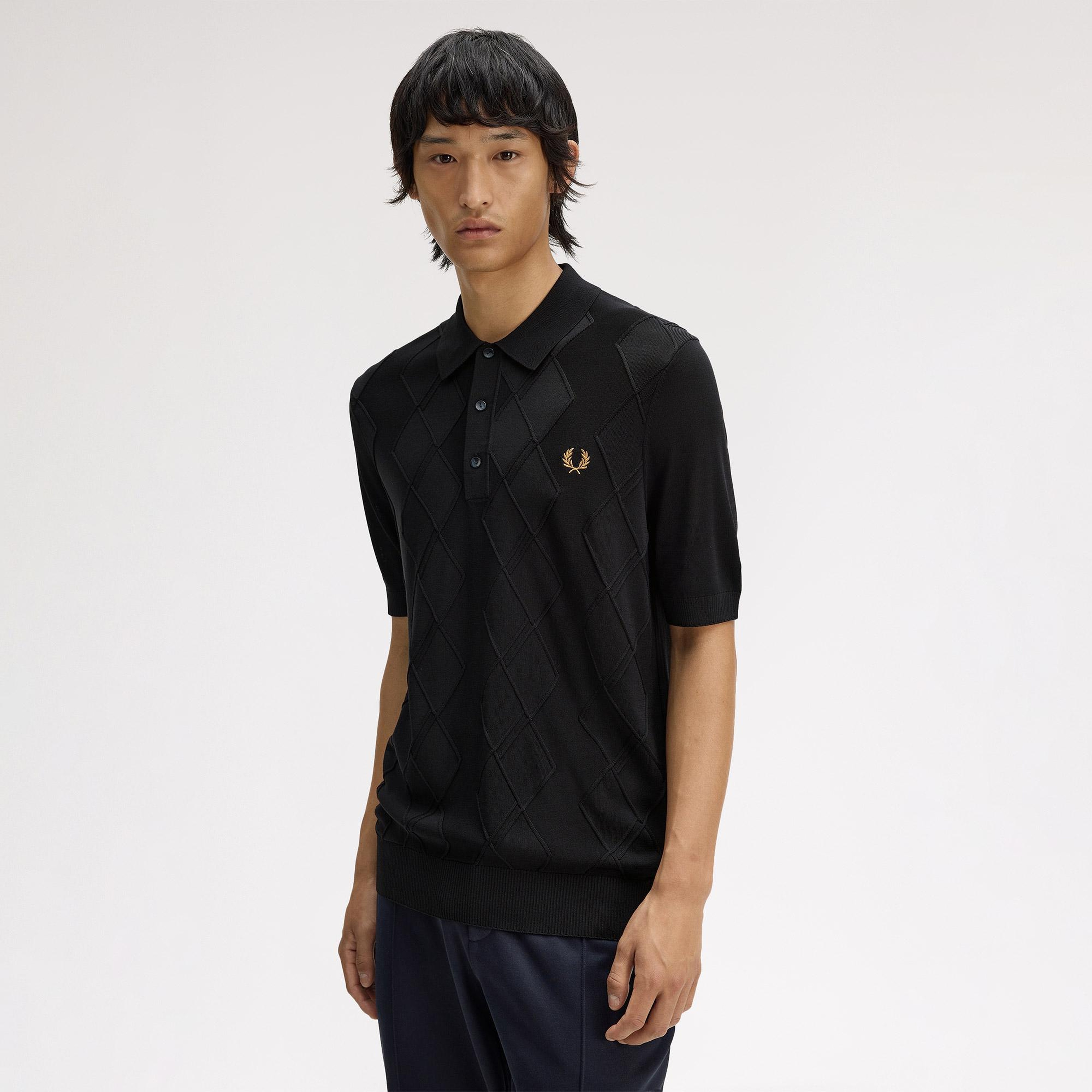 Fred Perry Erkek Siyah Polo