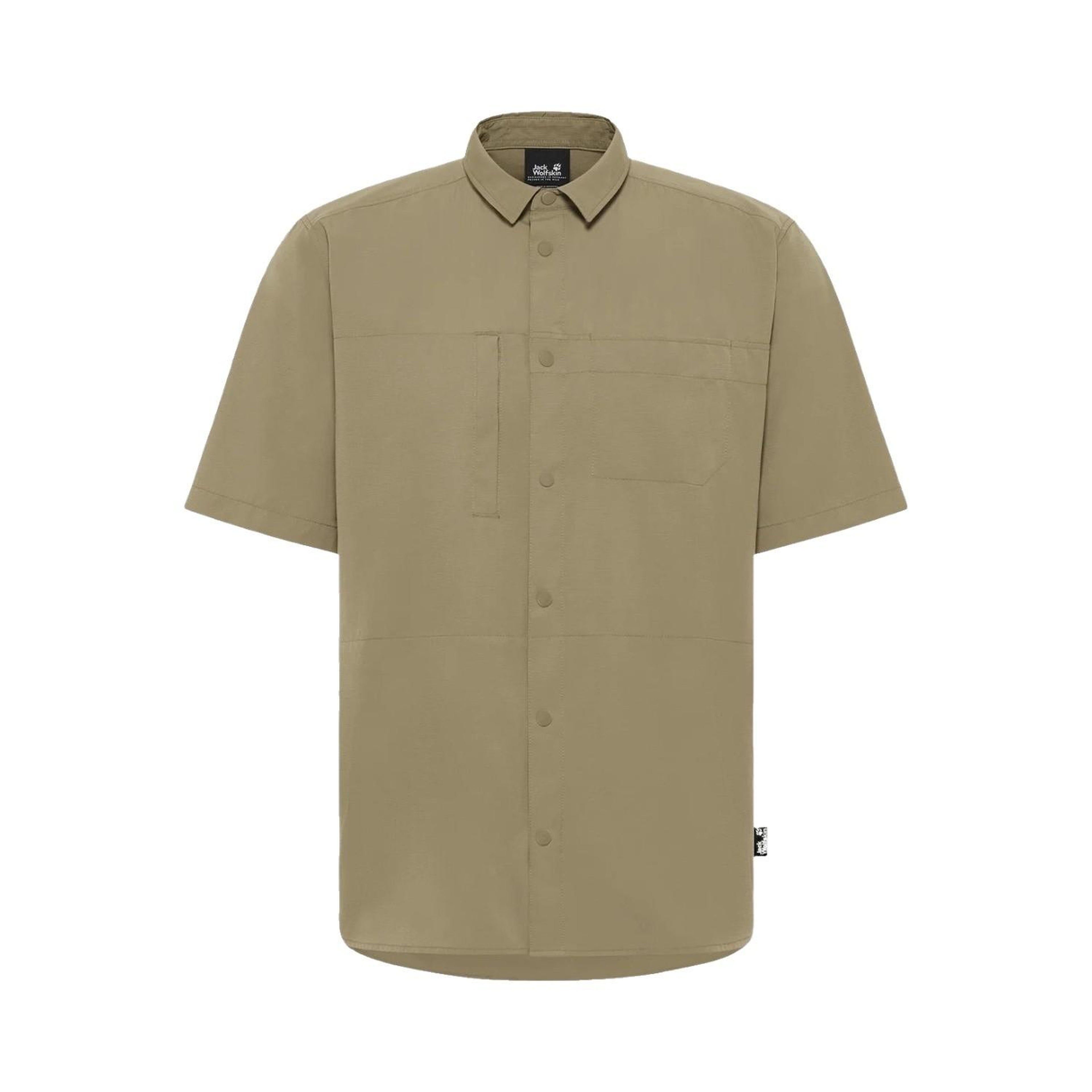 Jack Wolfskin Sierra Canyon Erkek Bej Gömlek