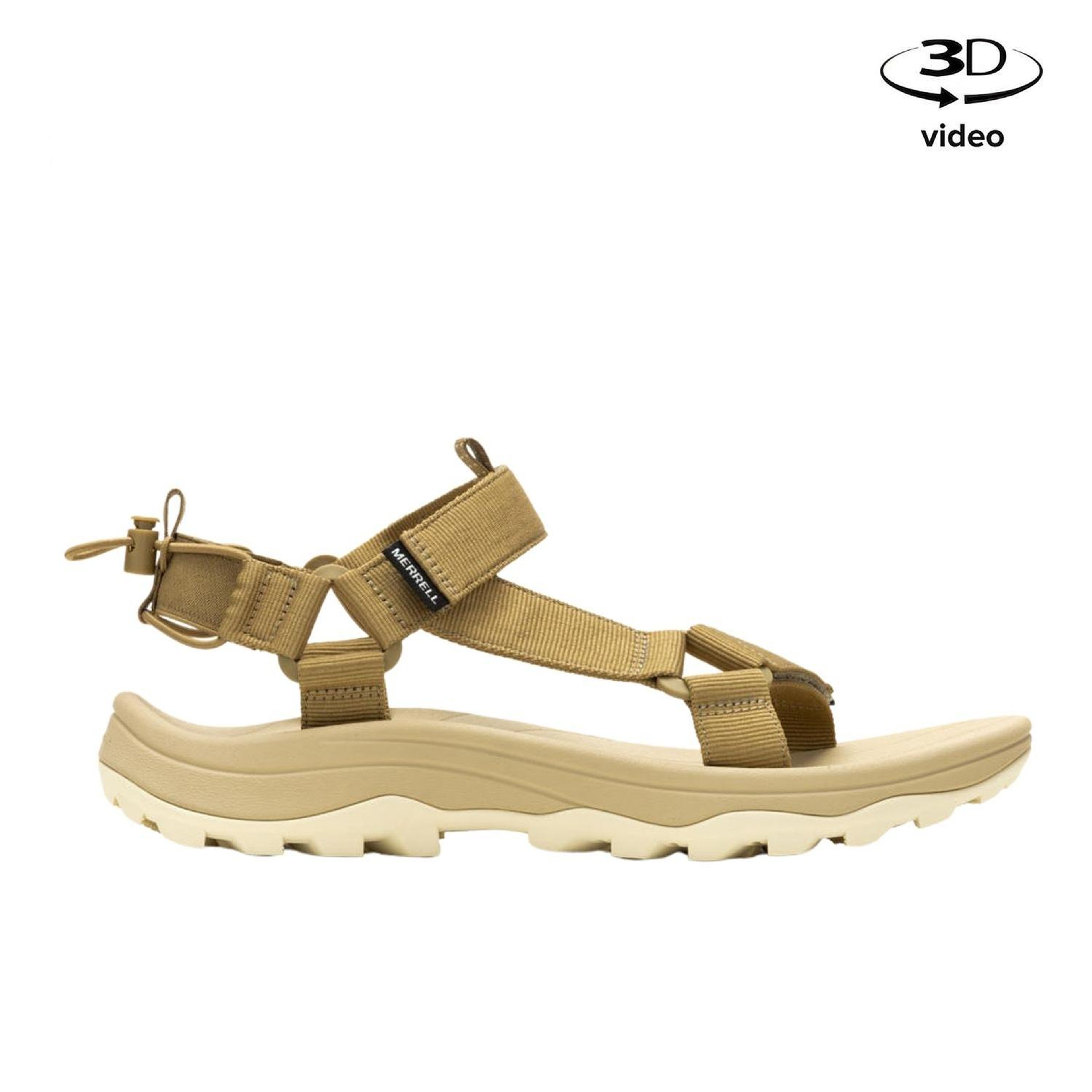 Merrell Speed Fusion Web Sport Erkek Bej Sandalet