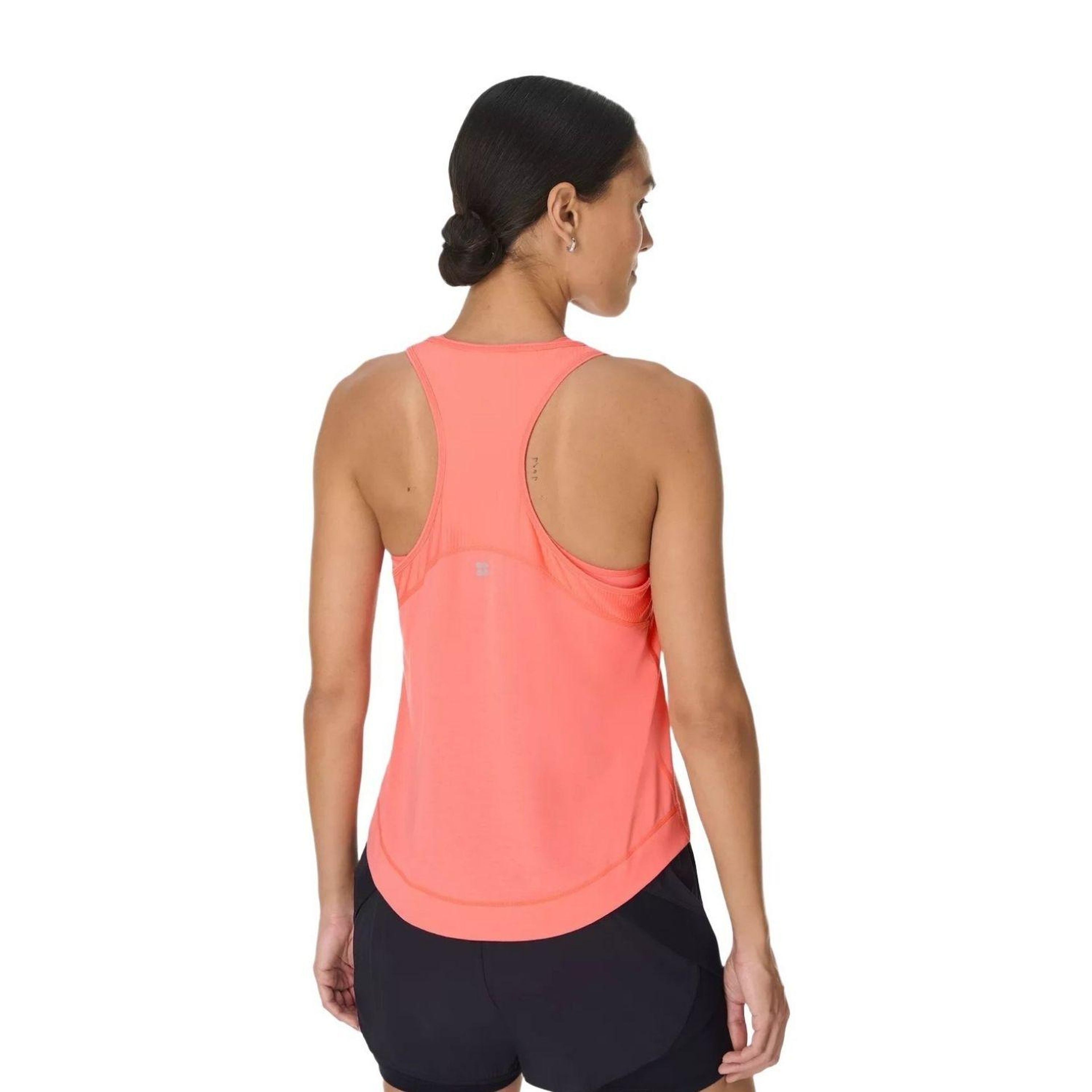 Sweaty Betty Breathe Easy Mesh Run Kadın Pembe Tank Top