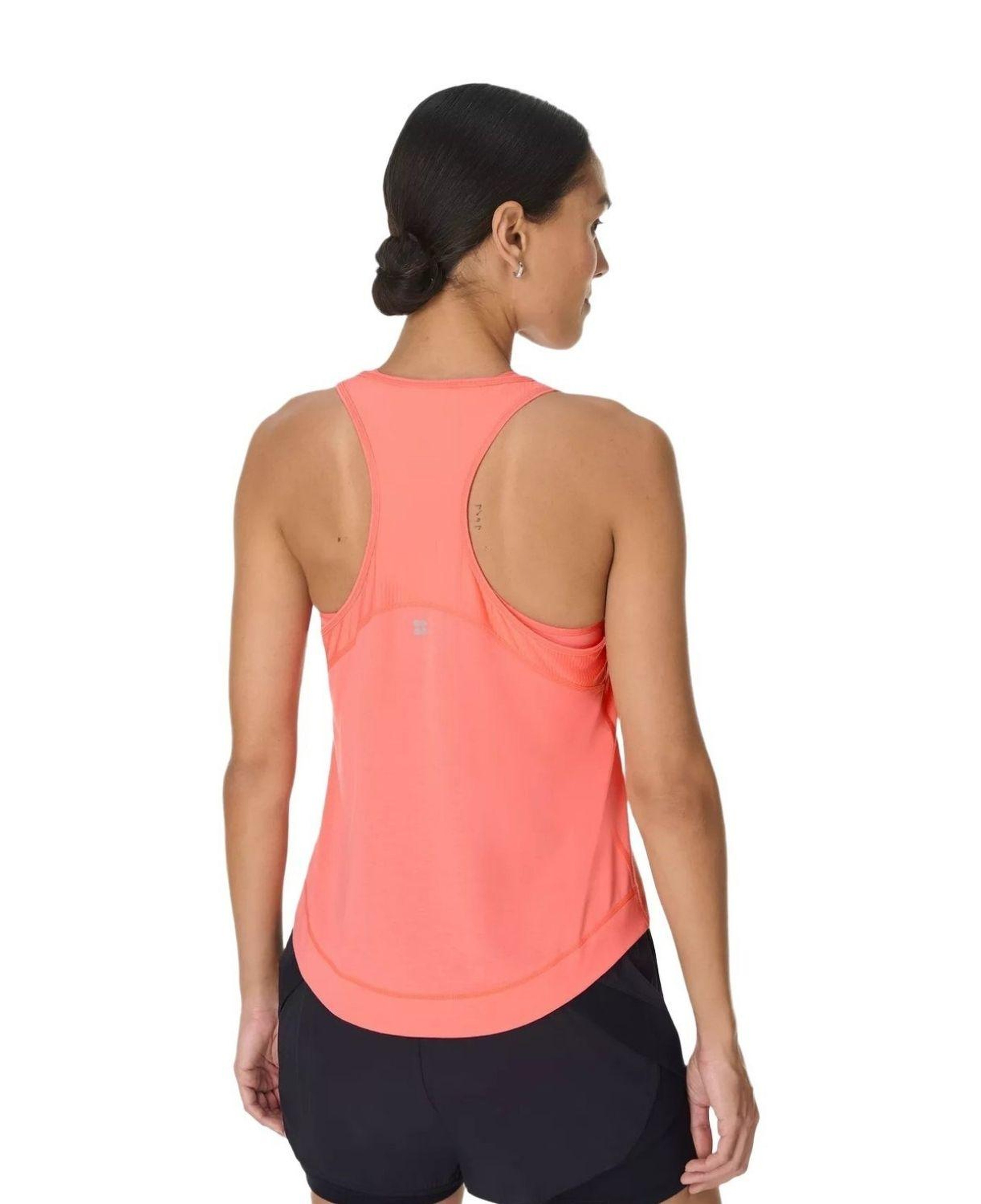 Sweaty Betty Breathe Easy Mesh Run Kadın Pembe Tank Top