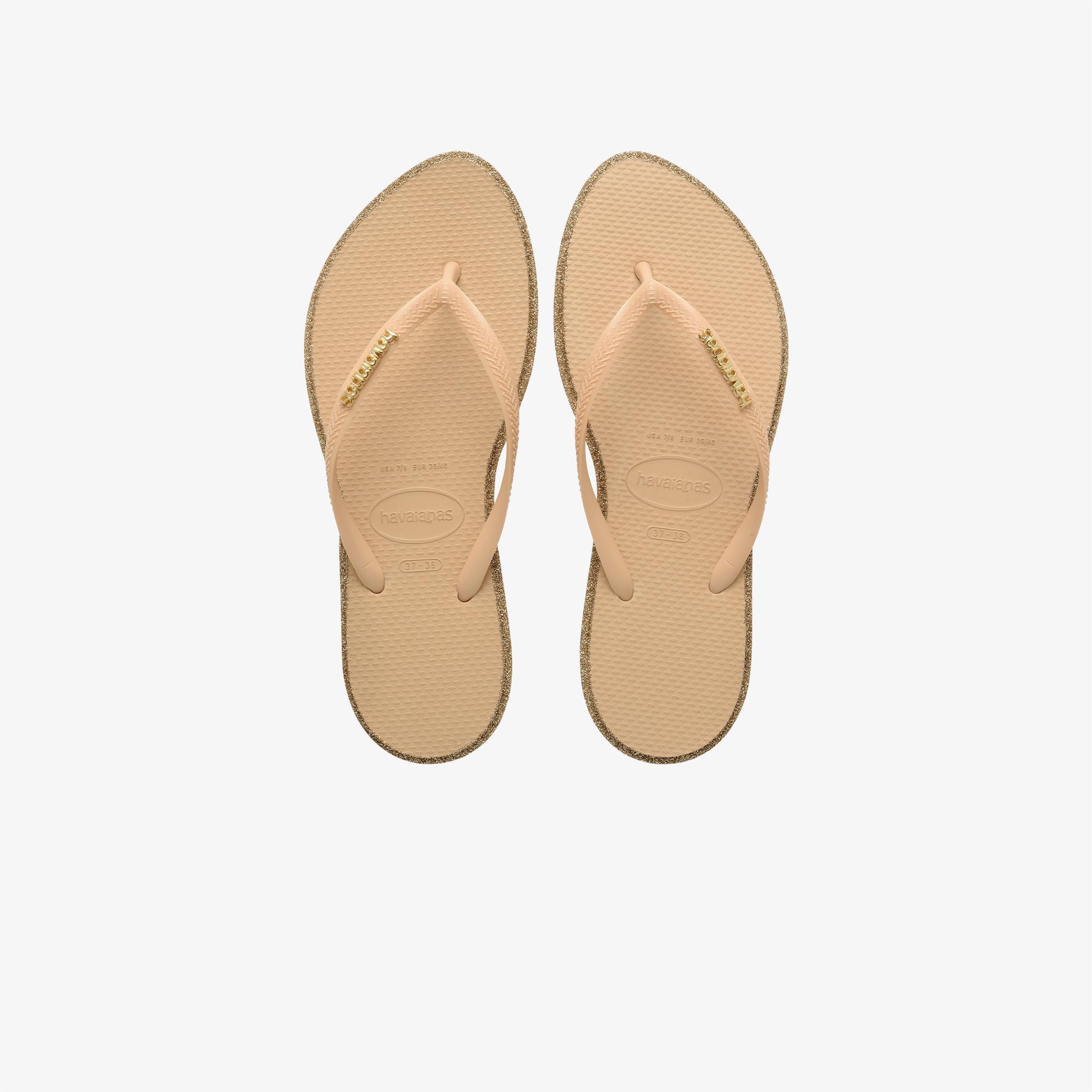 Havaianas Slim Point Glitter Kadın Altın Rengi Terlik