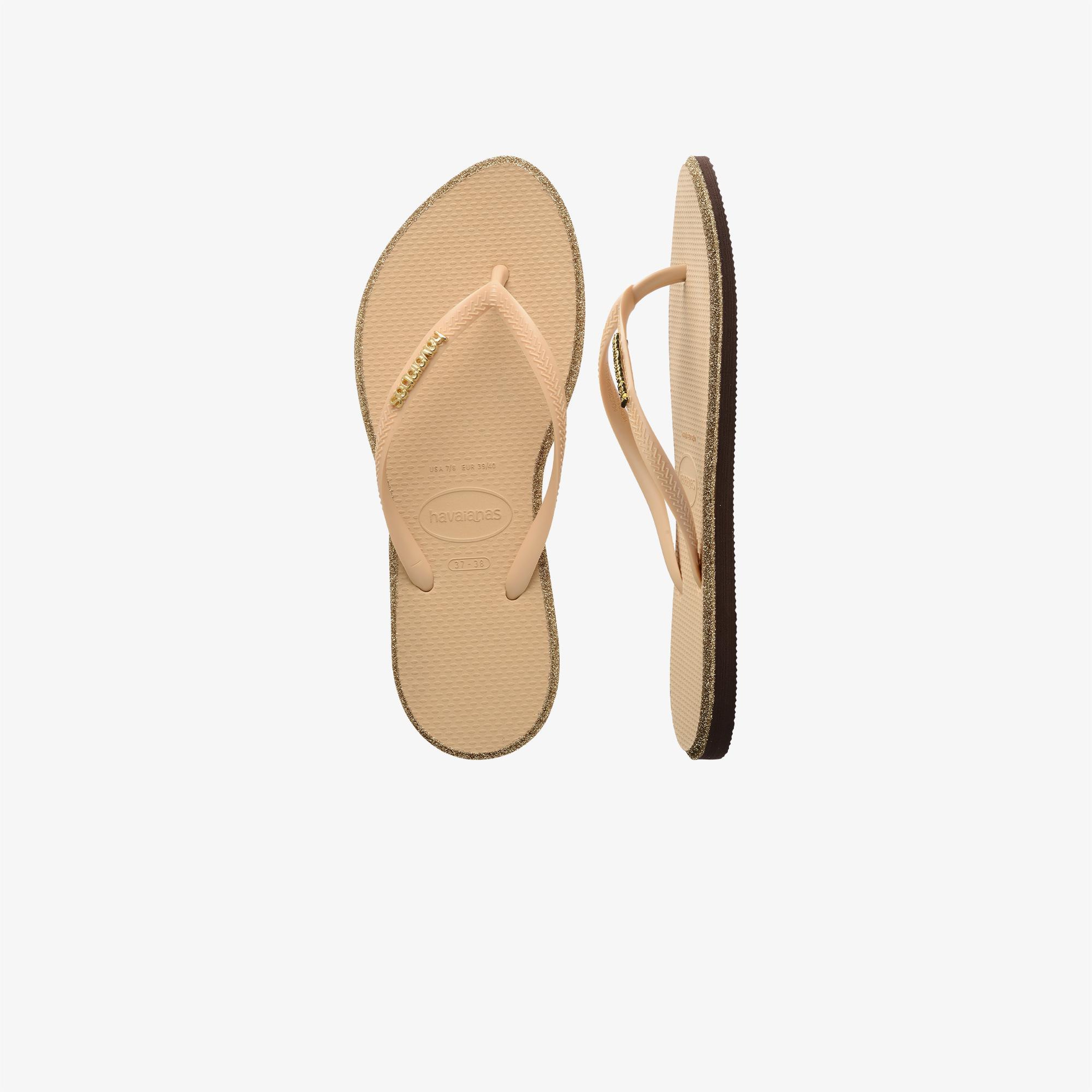 Havaianas Slim Point Glitter Kadın Altın Rengi Terlik