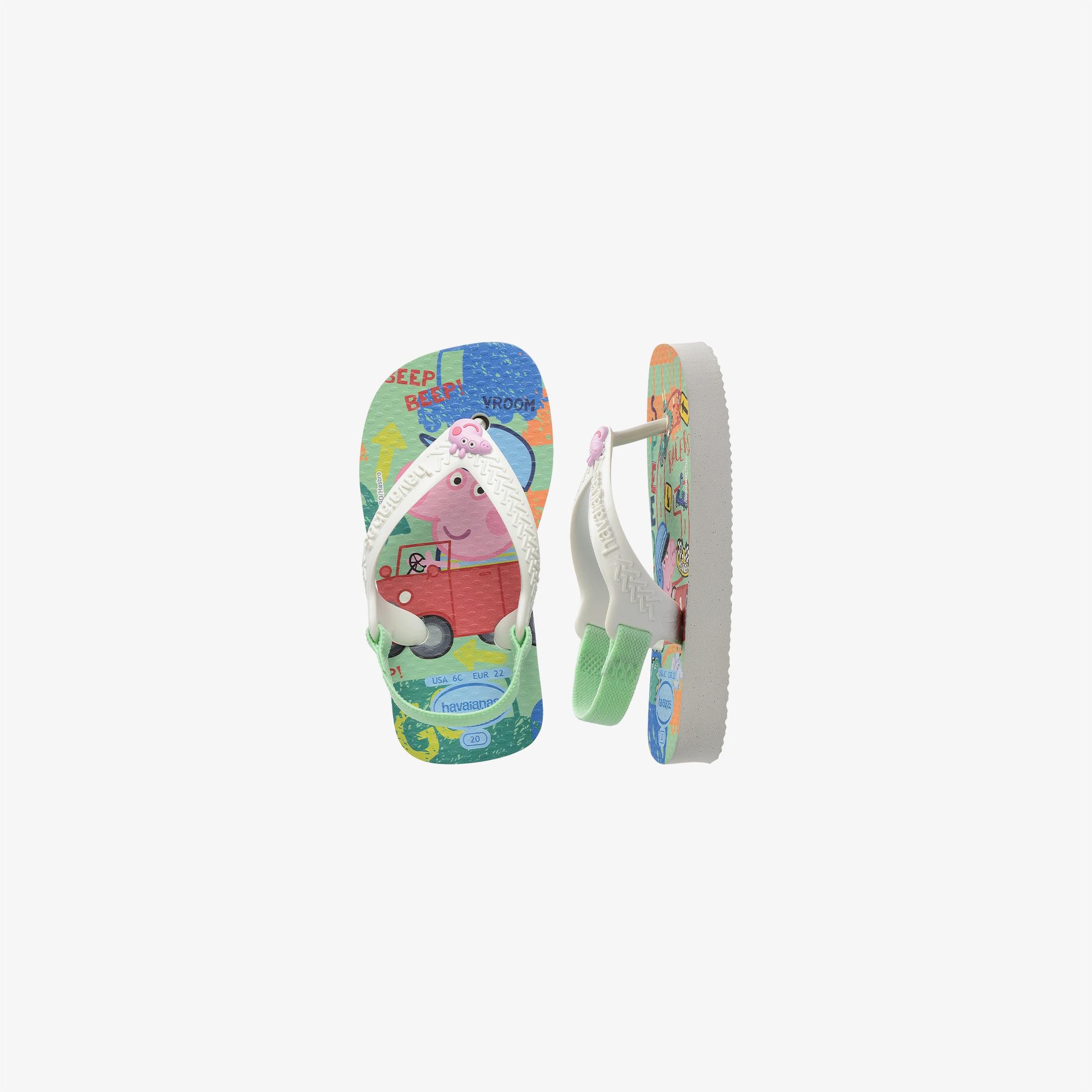 Havaianas Baby Peppa Pig Çocuk Beyaz Terlik