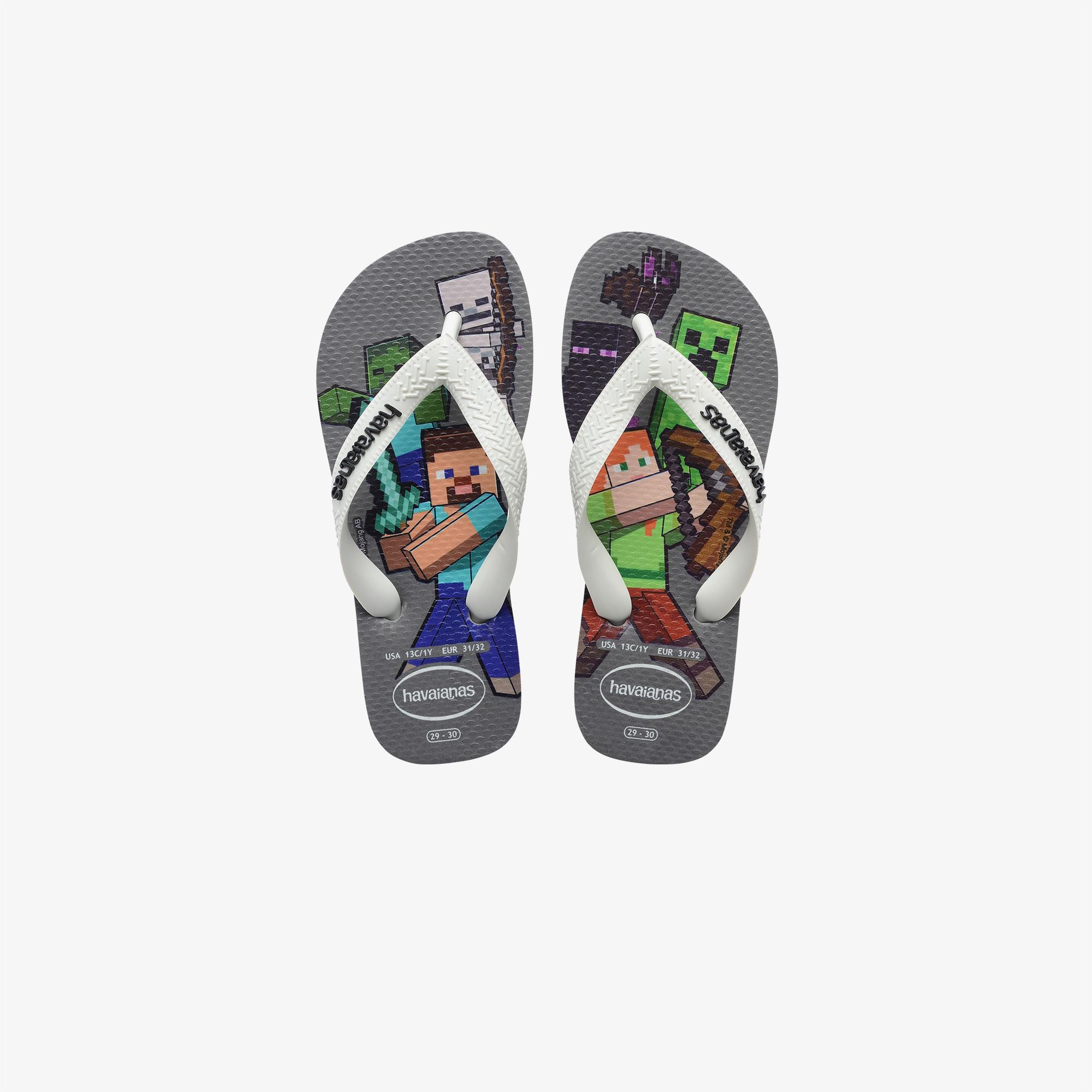 Havaianas Kids Minecraft Çocuk Gri Terlik