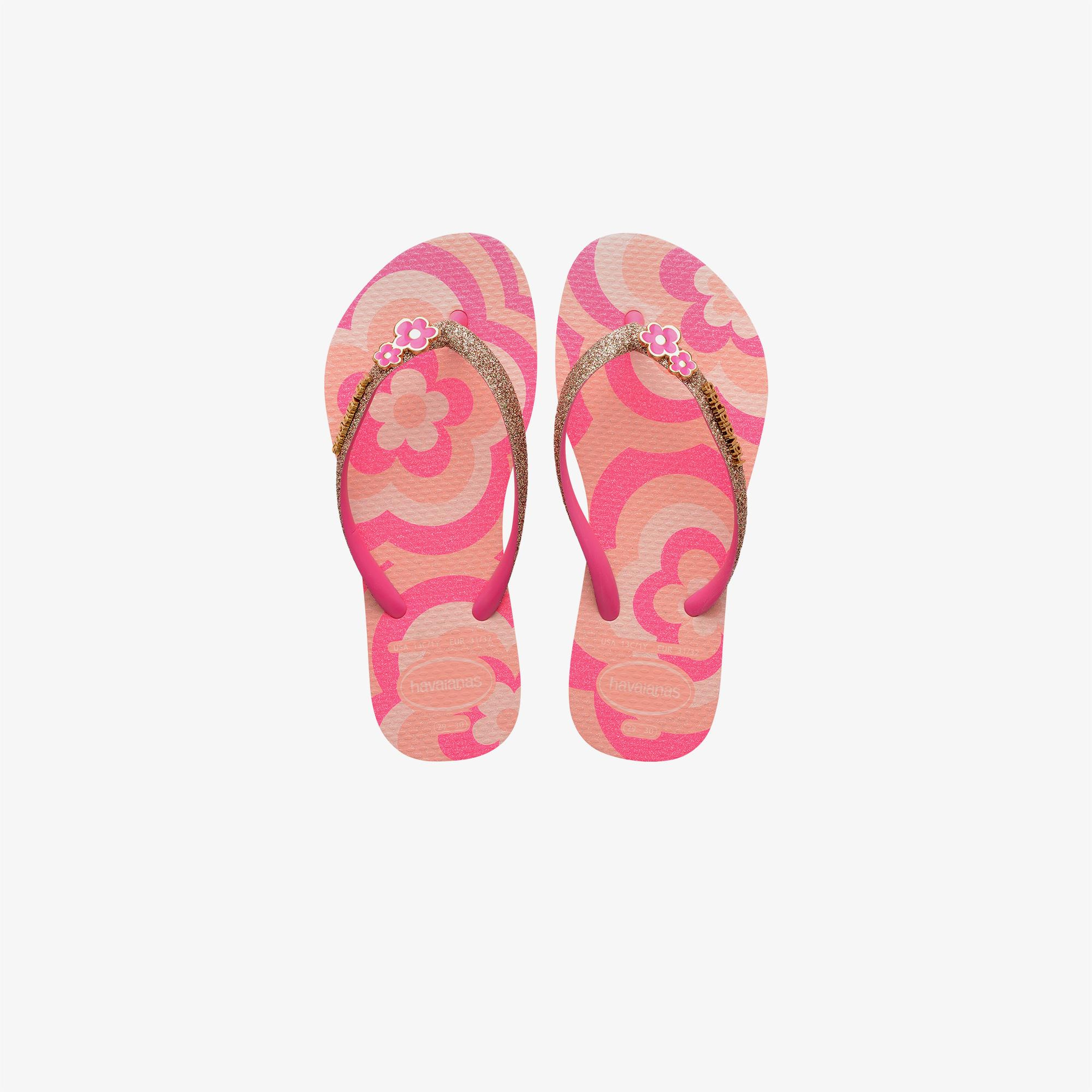 Havaianas Kids Slim Glitter II Çocuk Pembe Terlik