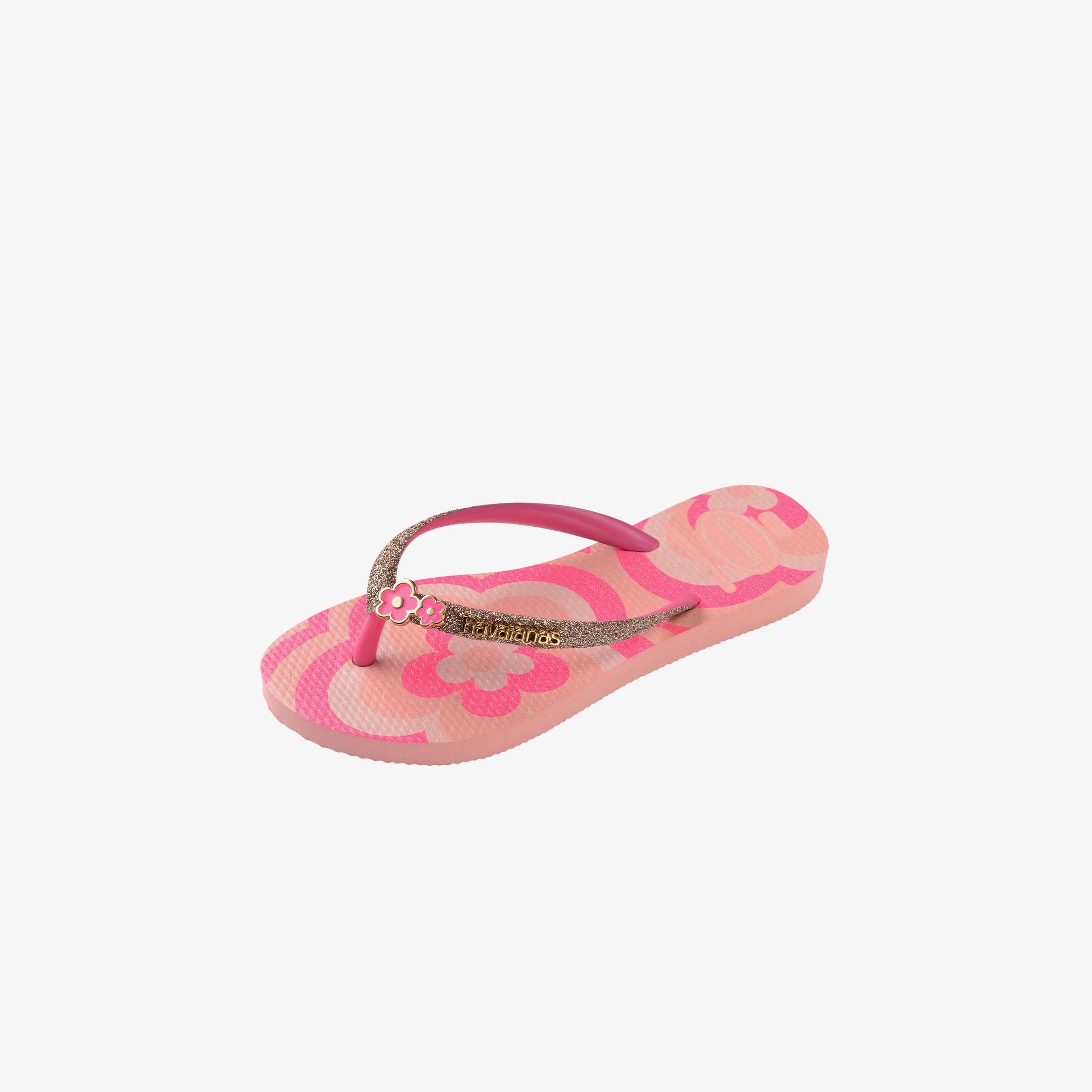 Havaianas Kids Slim Glitter II Çocuk Pembe Terlik