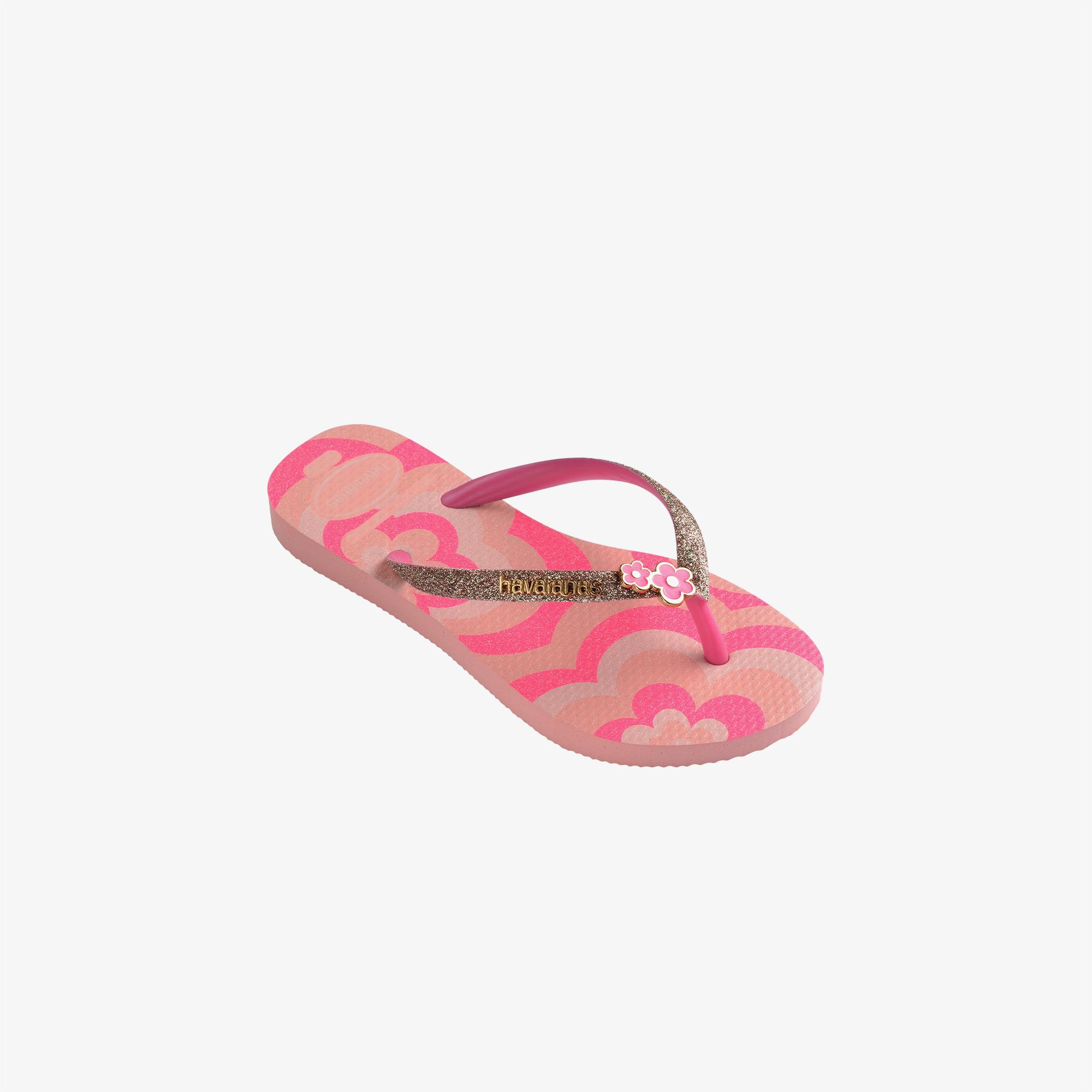Havaianas Kids Slim Glitter II Çocuk Pembe Terlik