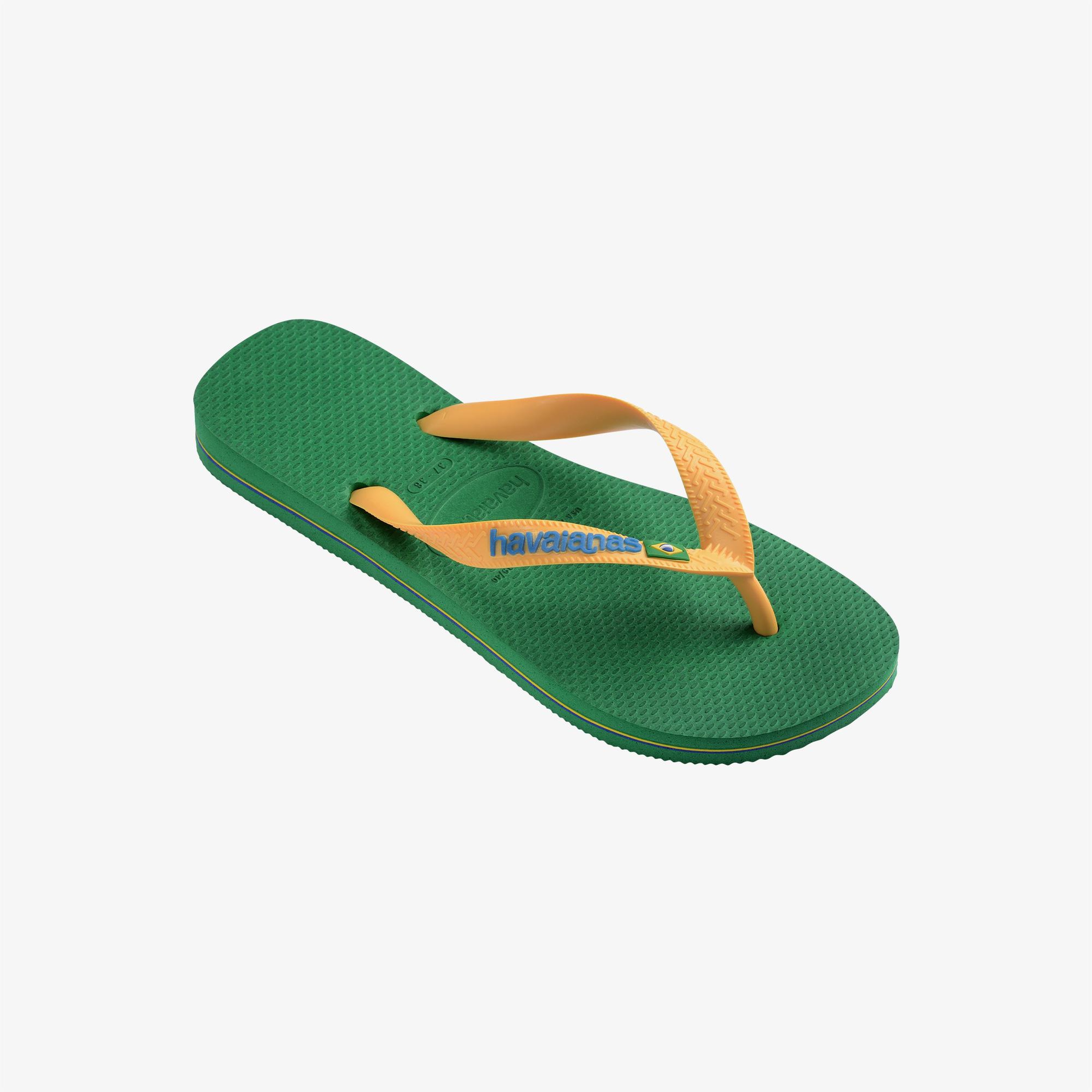Havaianas Brasil Logo Unisex Yeşil Terlik