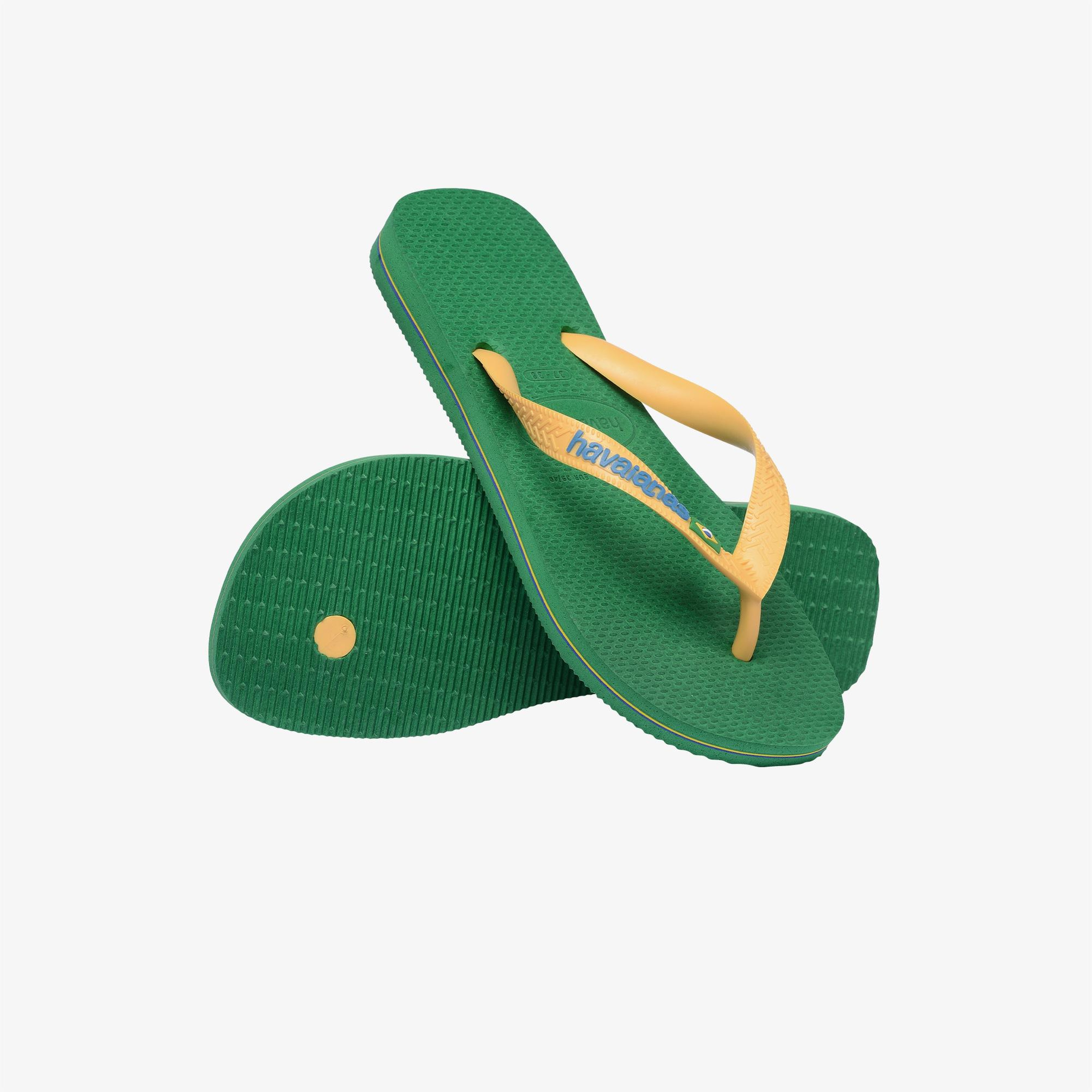 Havaianas Brasil Logo Unisex Yeşil Terlik