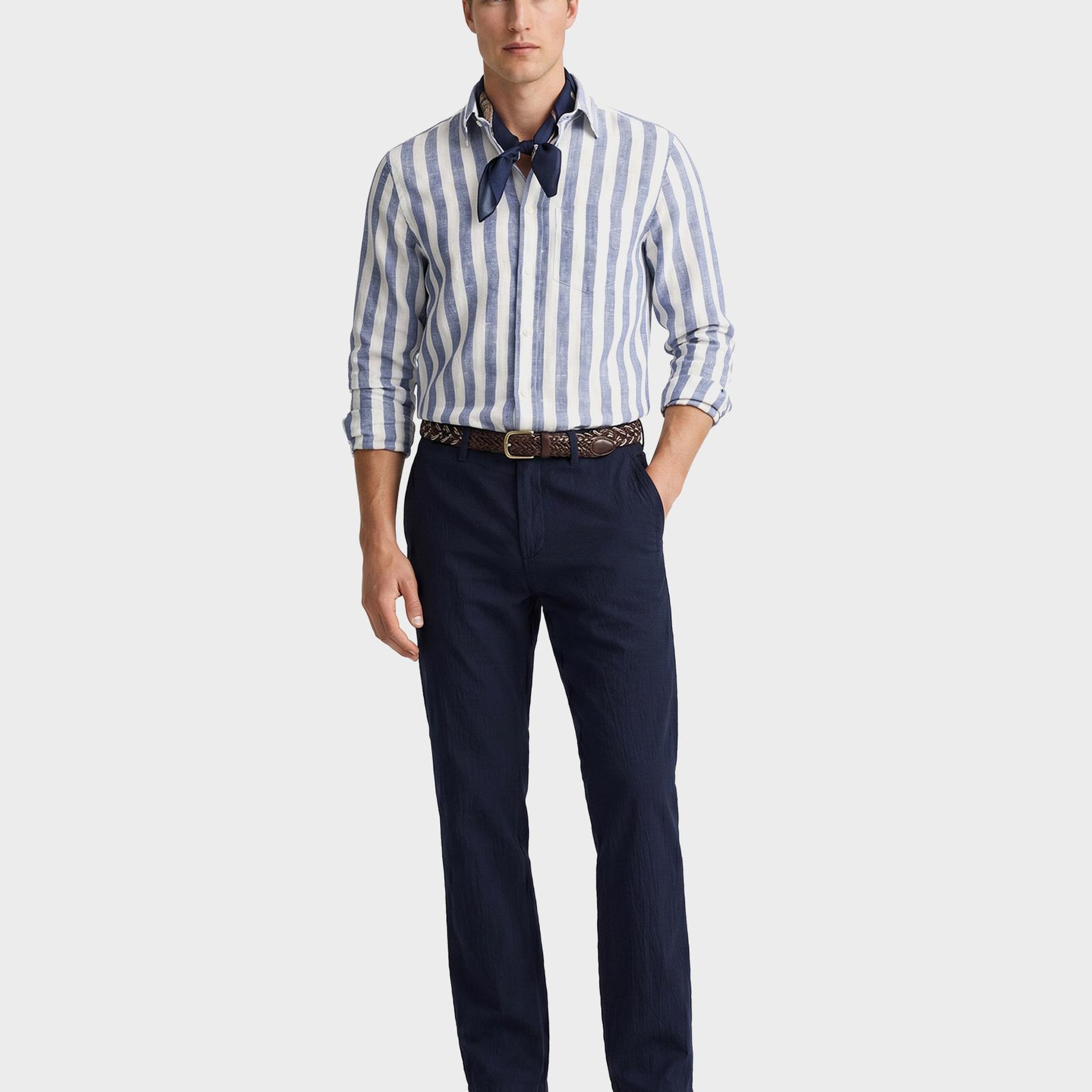 GANT Erkek Lacivert Regular Fit Pantolon