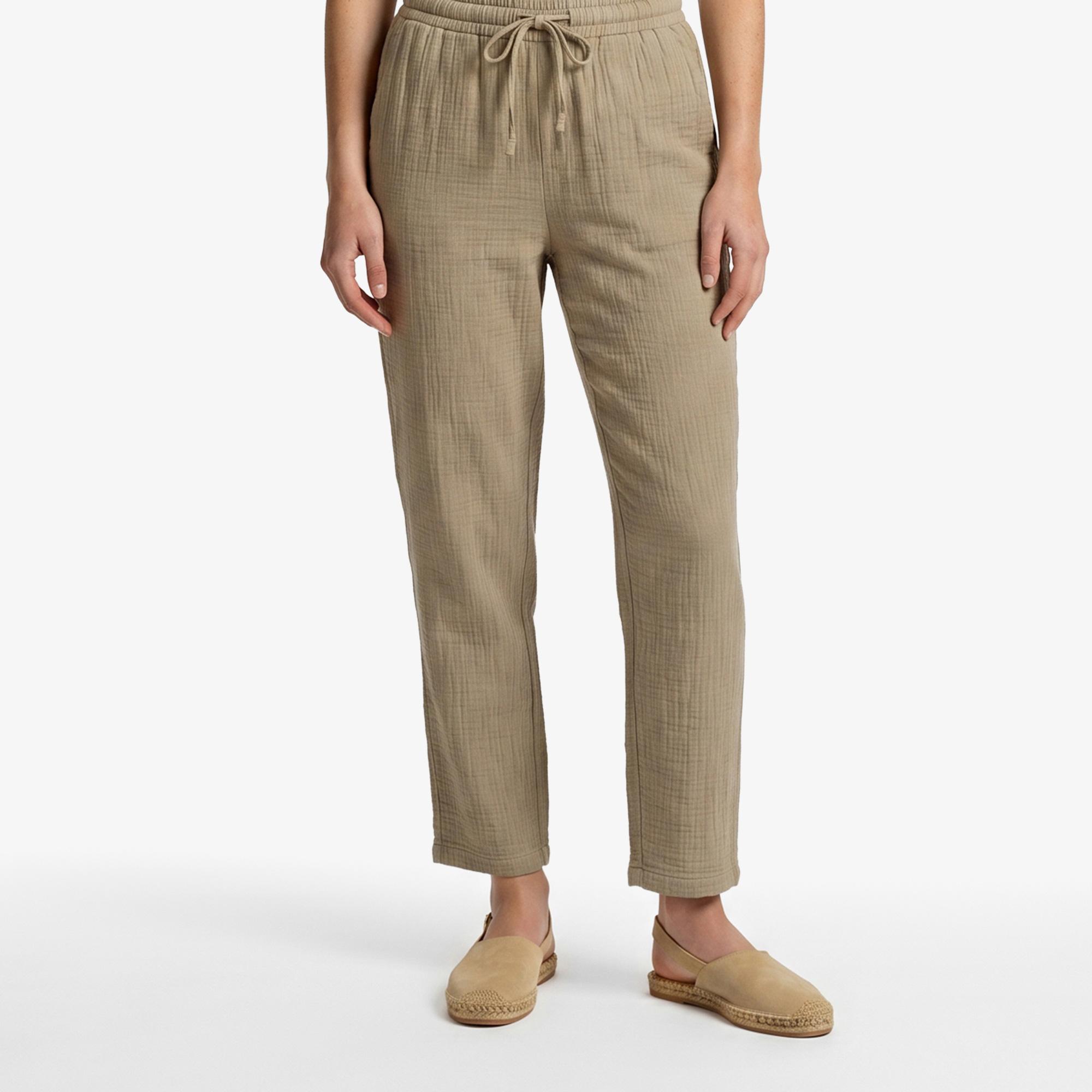 Nautica Kadın Yeşil Regular Fit Pantolon